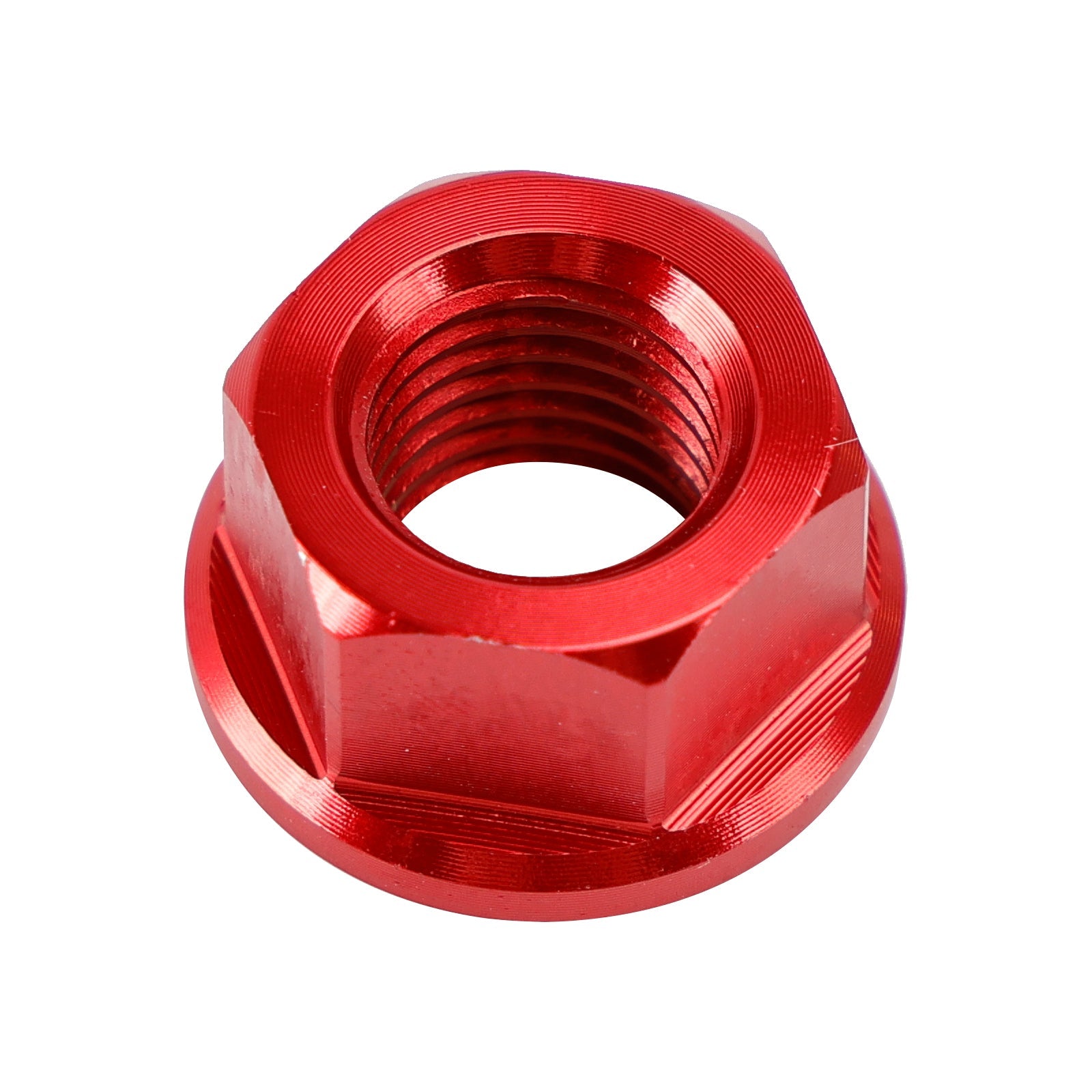 Kit Dado Corona M10x1.25 Rosso per Yamaha YZF-R1 98-14 R3 15-18 YZF-R6 03-21