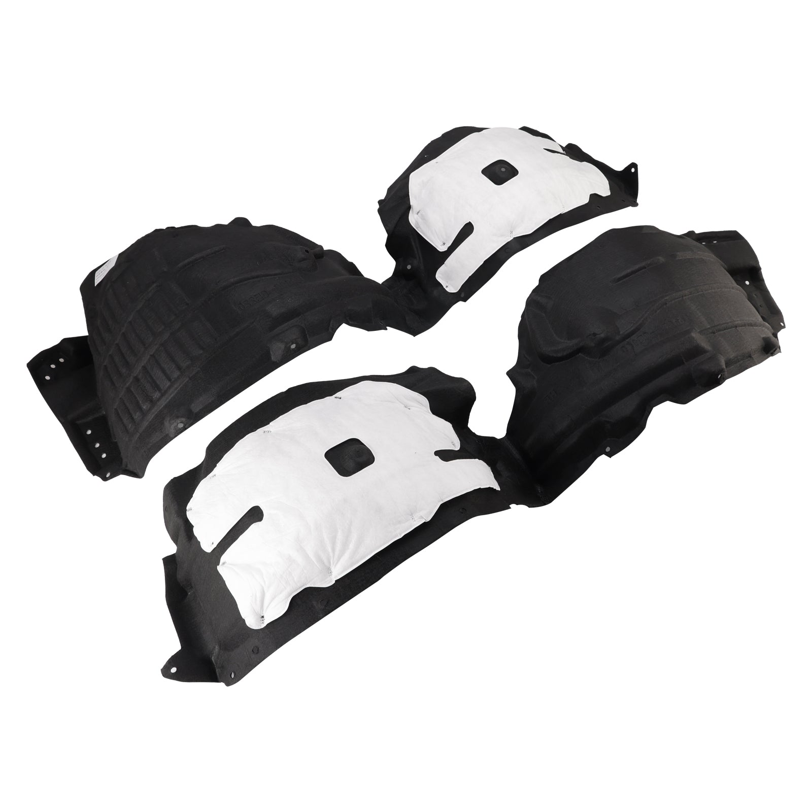 Paire de doublures d'ailes intérieures avant pour Toyota Highlander 2020-2024 538060E170