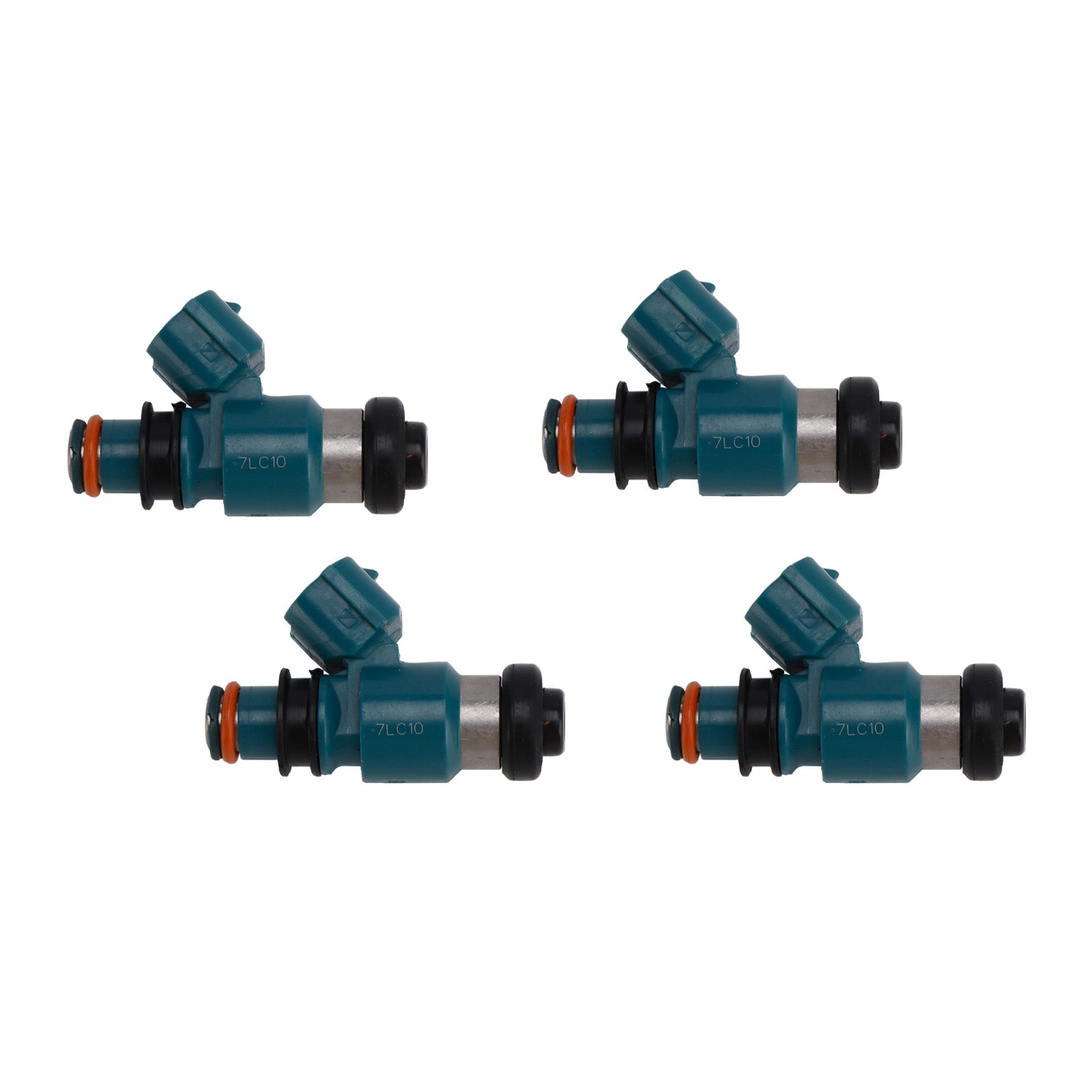 Inyectores de combustible compatibles con Honda CBR1000RR 08-23 y VFR1200F 2010-2017, número de pieza 16450-MFL-003 (paquete de 4).