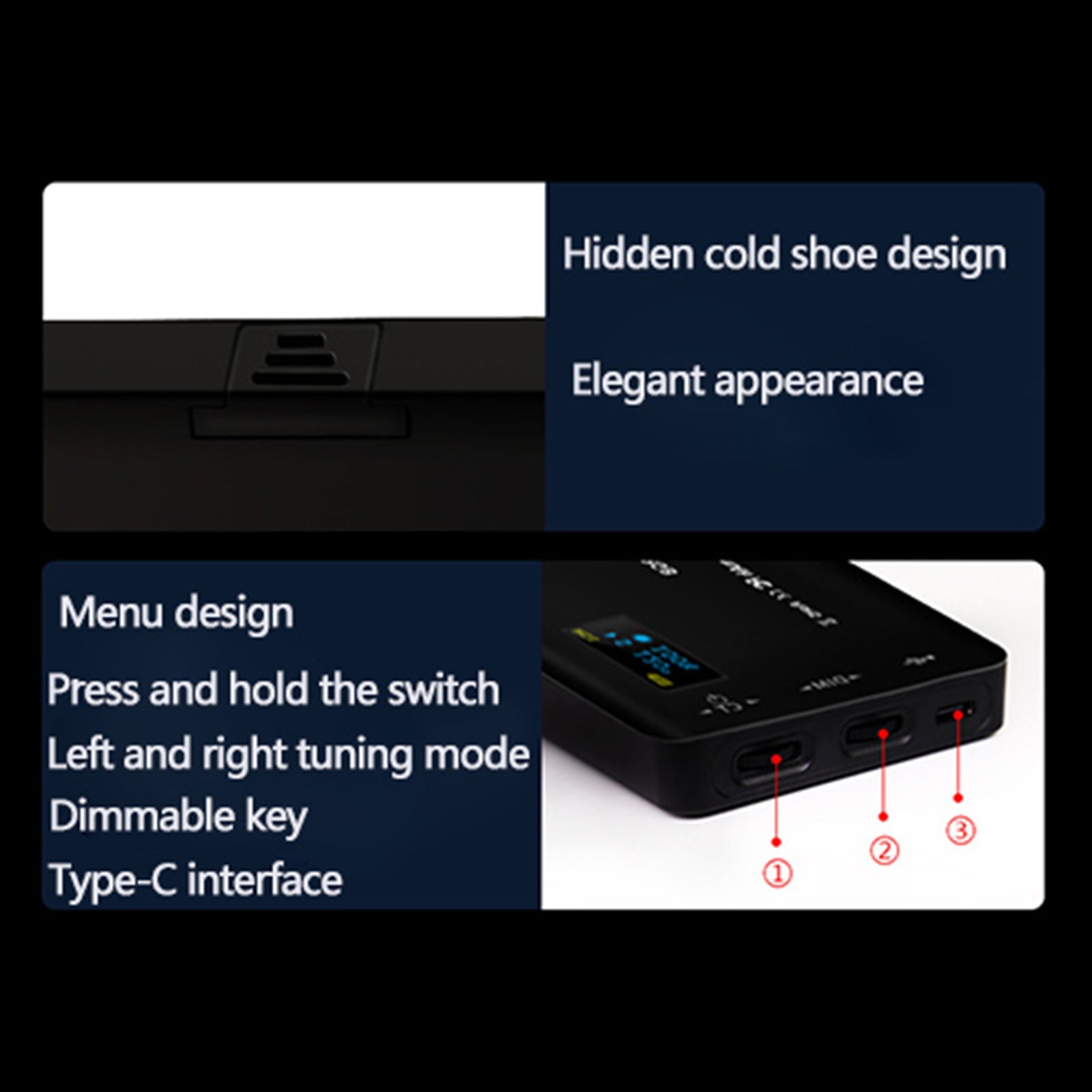 Luz de relleno LED RGB W140 para cámara de vídeo, teléfono móvil, belleza en vivo, al aire libre