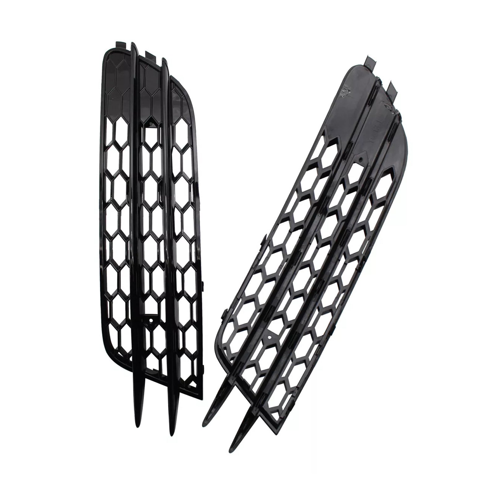 Black Honeycomb Fog Protective Grid voor Audi A4 C7 2012-2015 Front bumper