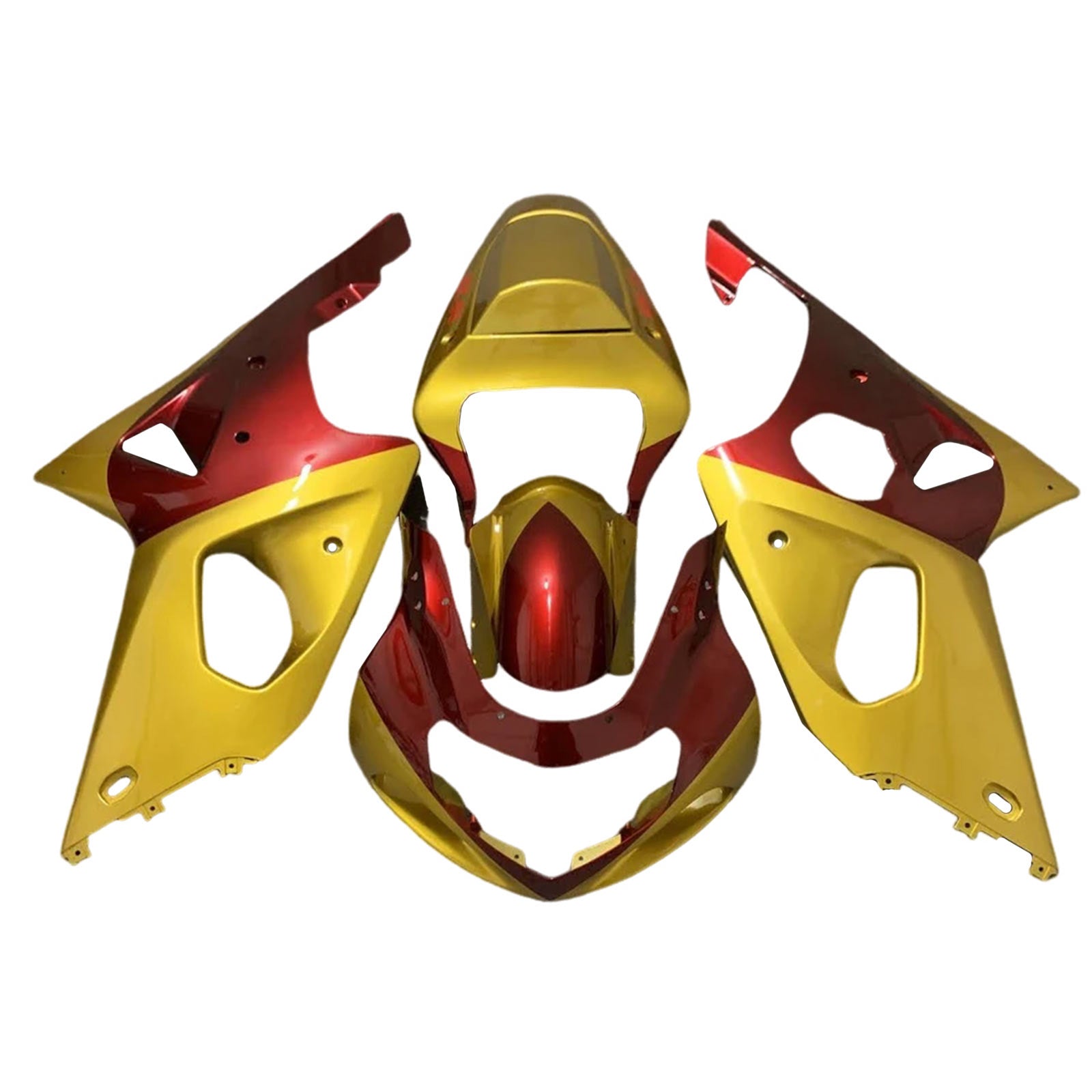 Amotopart Suzuki GSXR1000 2000-2002 K1 K2 ABS muovinen korin suojasarja