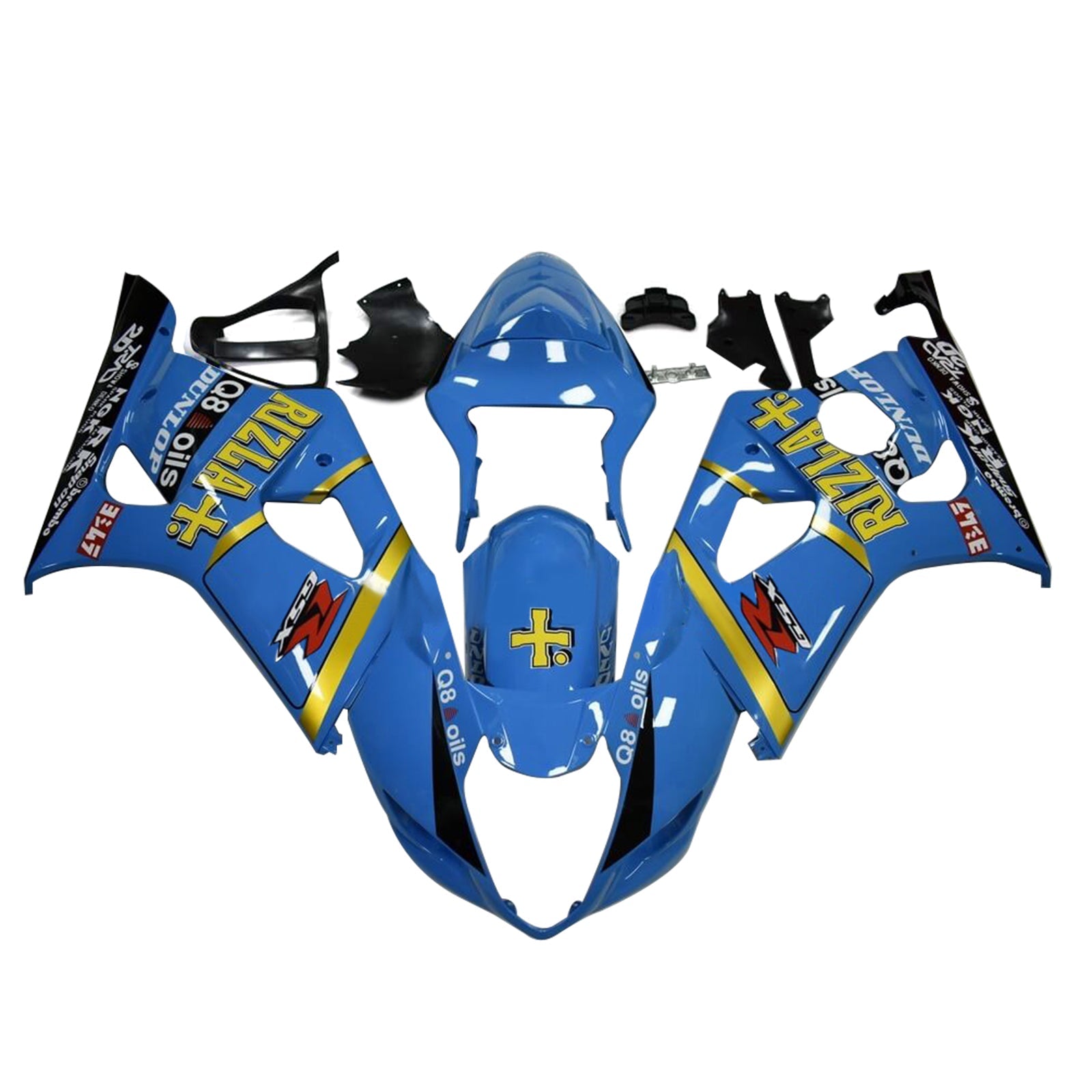 Kit carenatura iniezione Suzuki GSXR1000 K3 2003-2004 Carrozzeria in plastica ABS