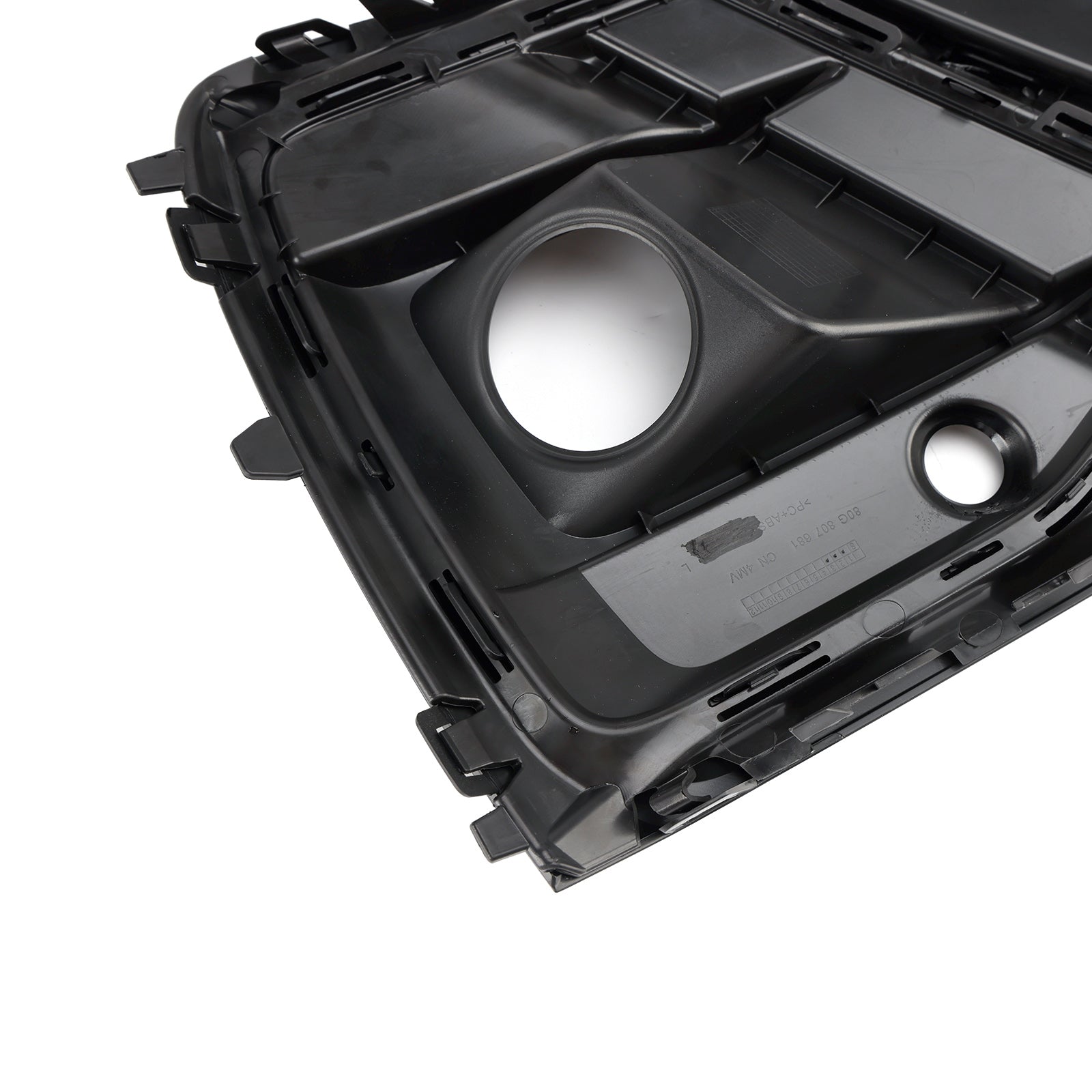 Zwart beveiligingsrooster voor mistlampje vooraan vóór Audi Q5 Sq5 S-Line 2021-2025