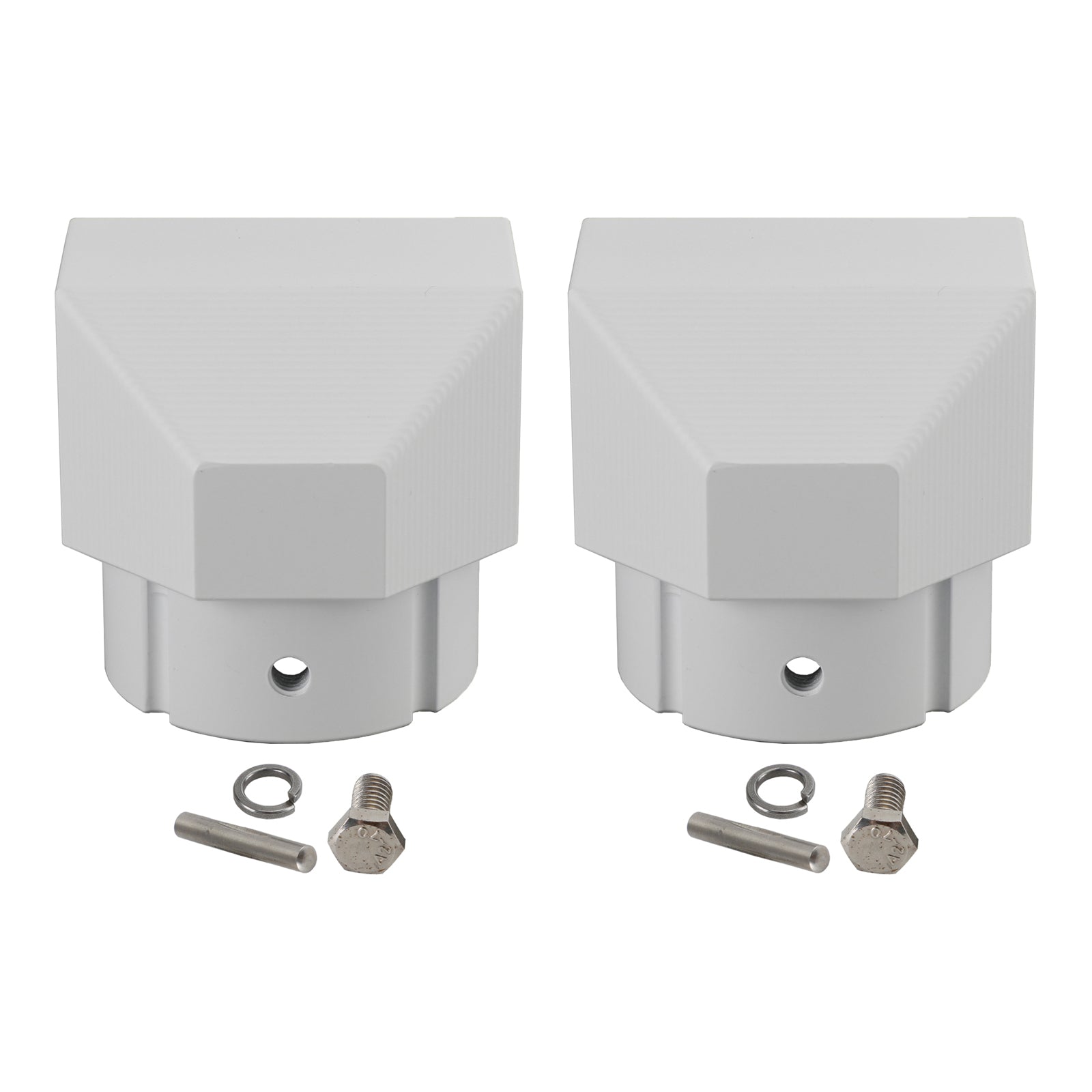 Paquete de 2 tapas de repuesto de aluminio macizo para toldo Dometic SUNCHASER II