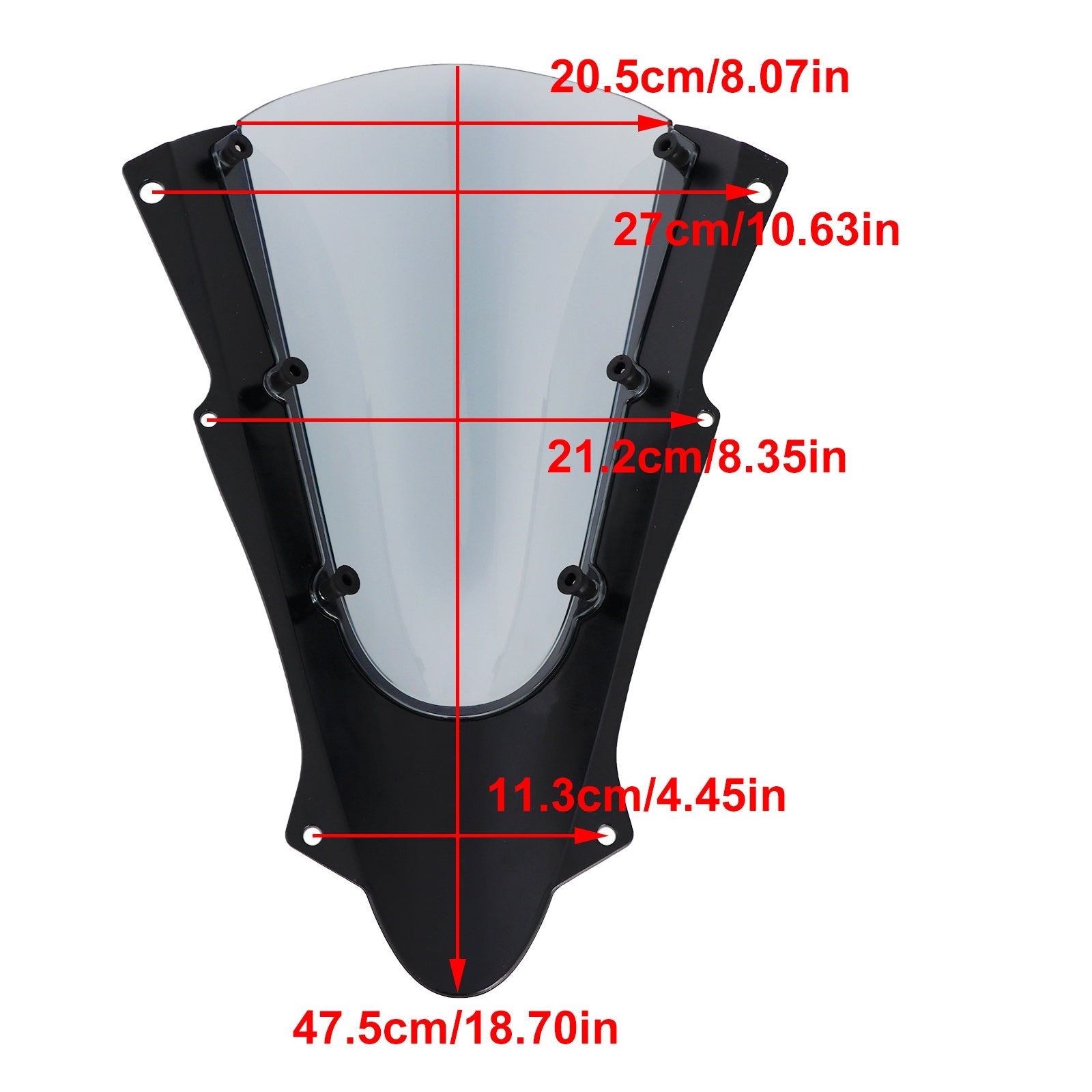 Przednia szyba przednia dla Kawasaki ZX-4R ZX-4R 2023