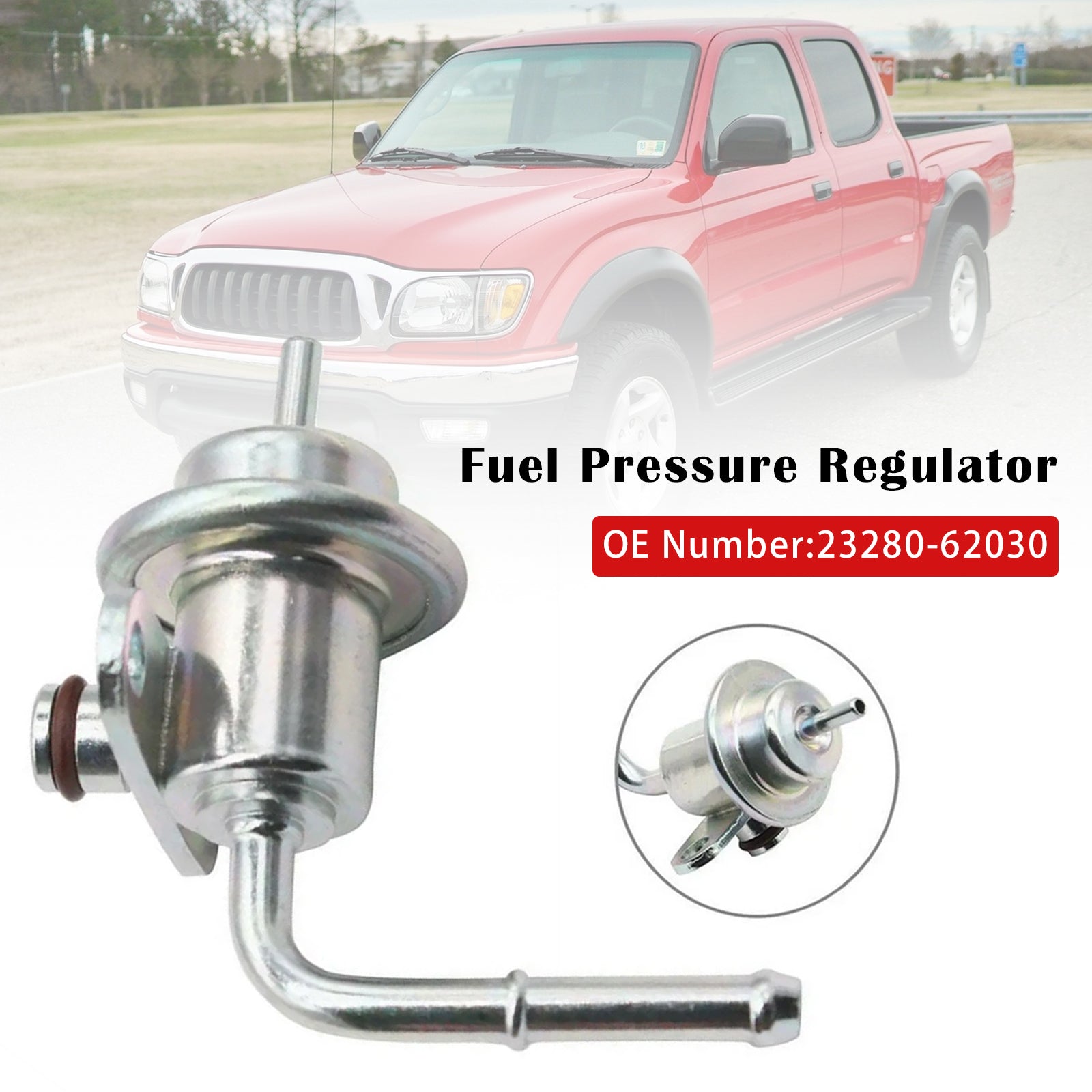 Brandstofdrukregelaar 23280-62030 voor Toyota 4Runner, Tacoma en Tundra 3.4L