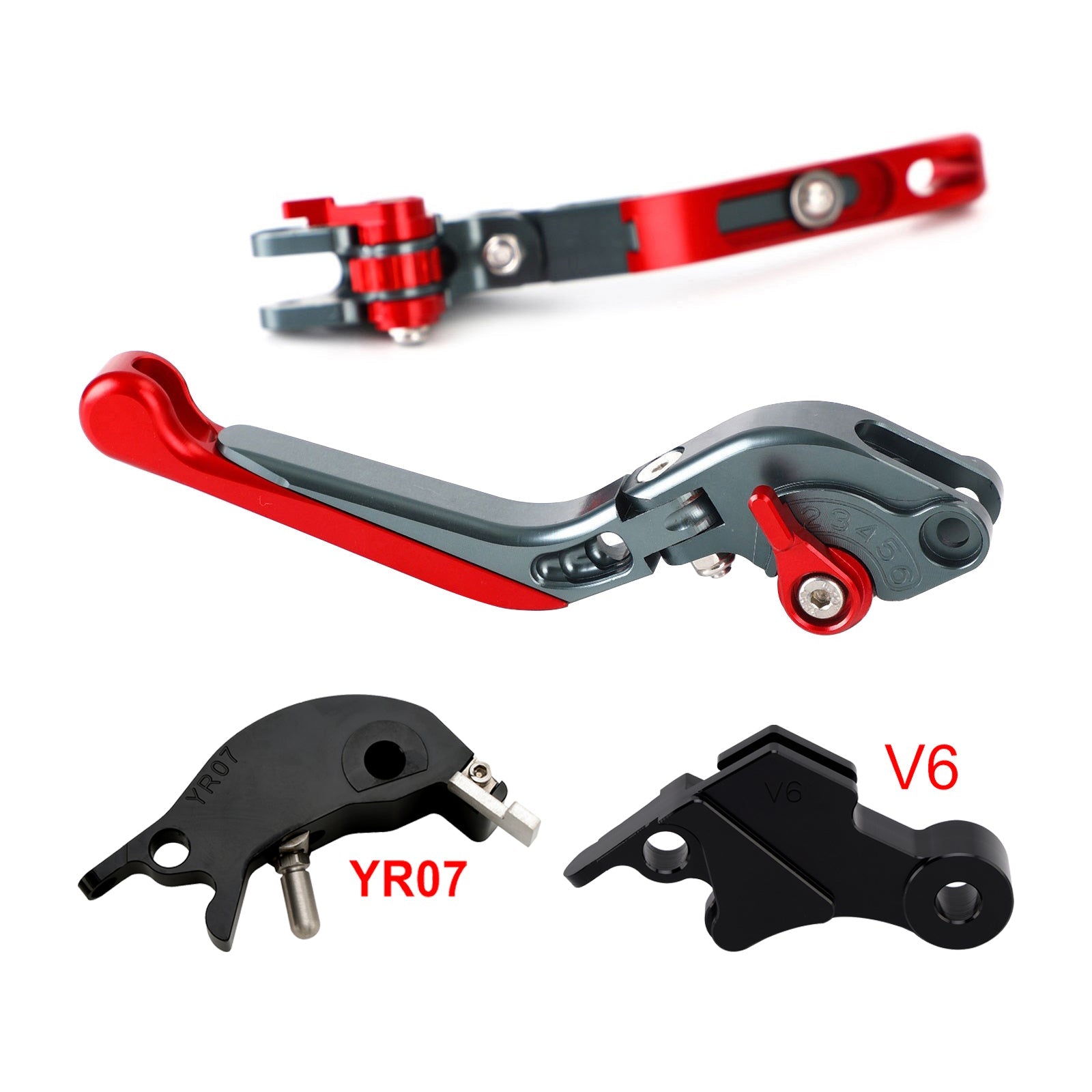 Levier de frein et d'embrayage réglable compatible avec YAMAHA XSR900 XSR900GP MT-09 2024-2025