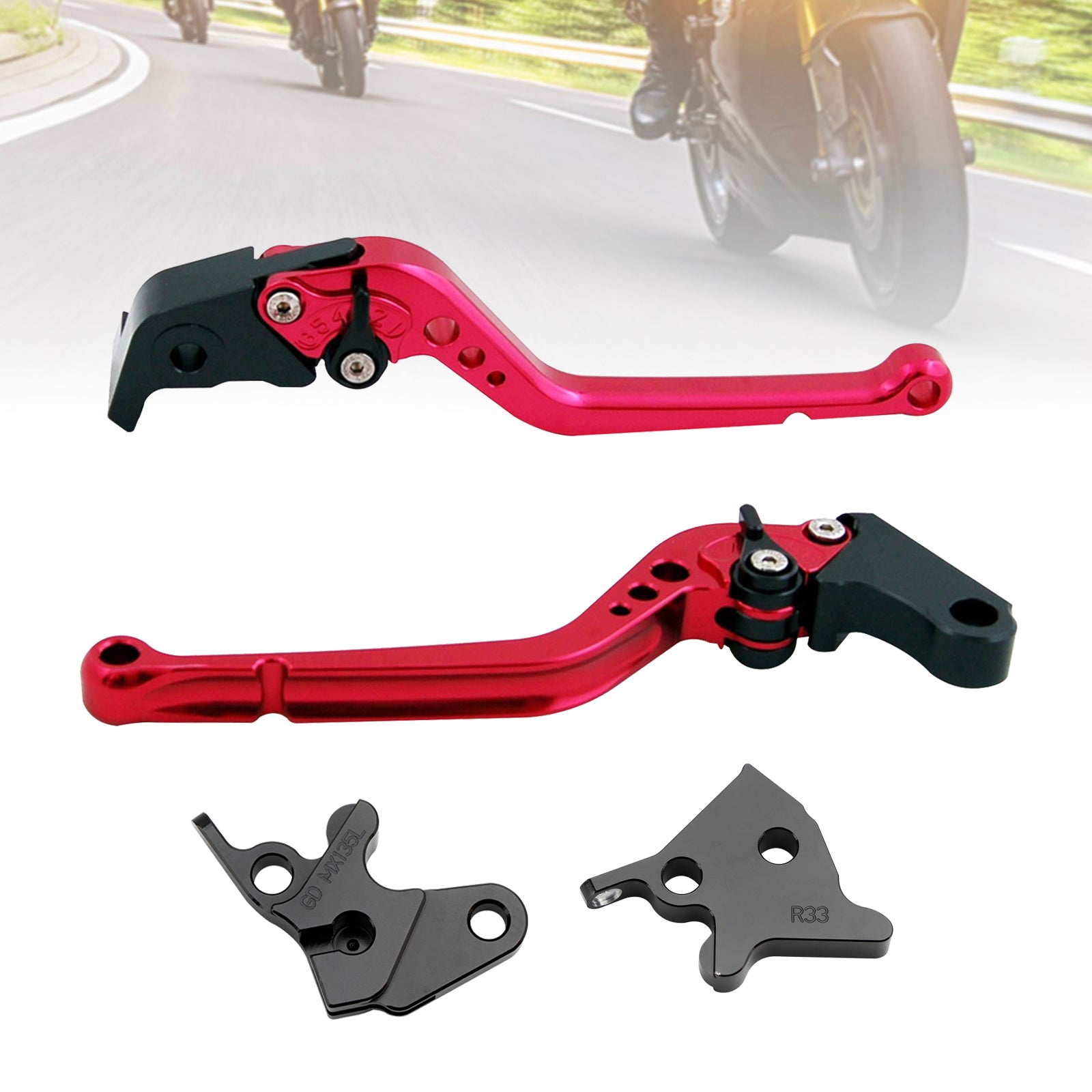 Dolga ročica zavore in sklopke za Yamaha YBR125 2005–2014