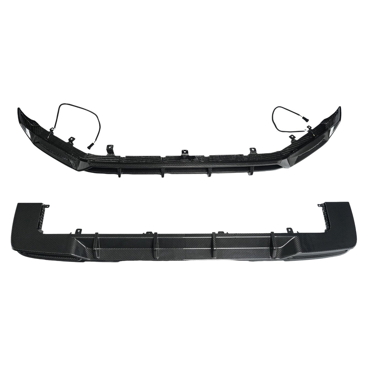 Diffuser van droog koolstofvezel voor de voor- en achterbumper, compatibel met de Mercedes-Benz G-Klasse. W465 (vanaf 2025)