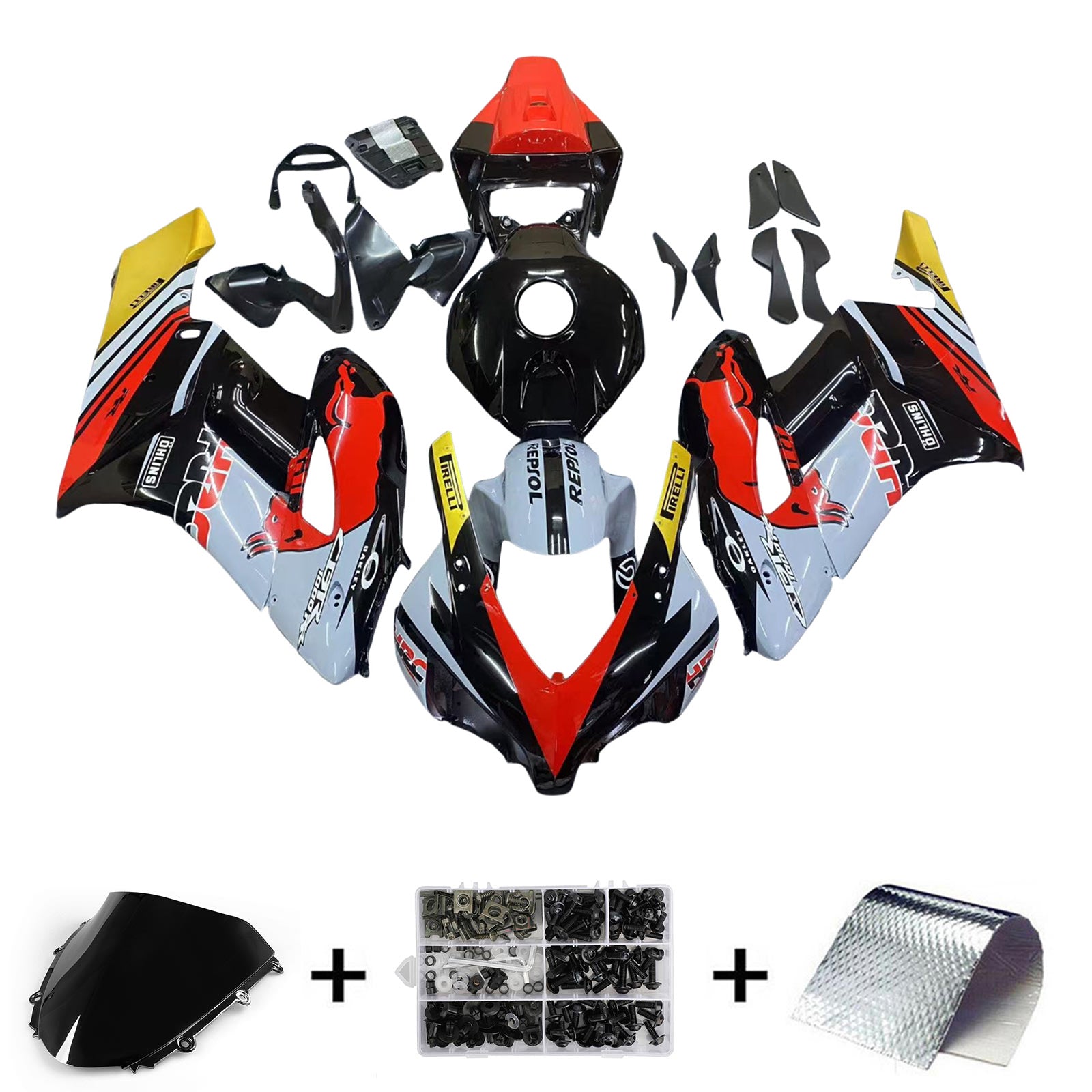 ABS Plastic Kairing Kit voor Honda CBR1000RR 2004-2005