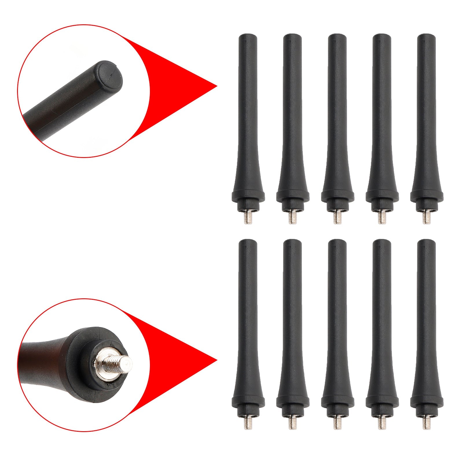 10x antenne Radio 80mm HYT-TC310 400-470Mhz pour talkie-walkie Hytera TC310 TC320
