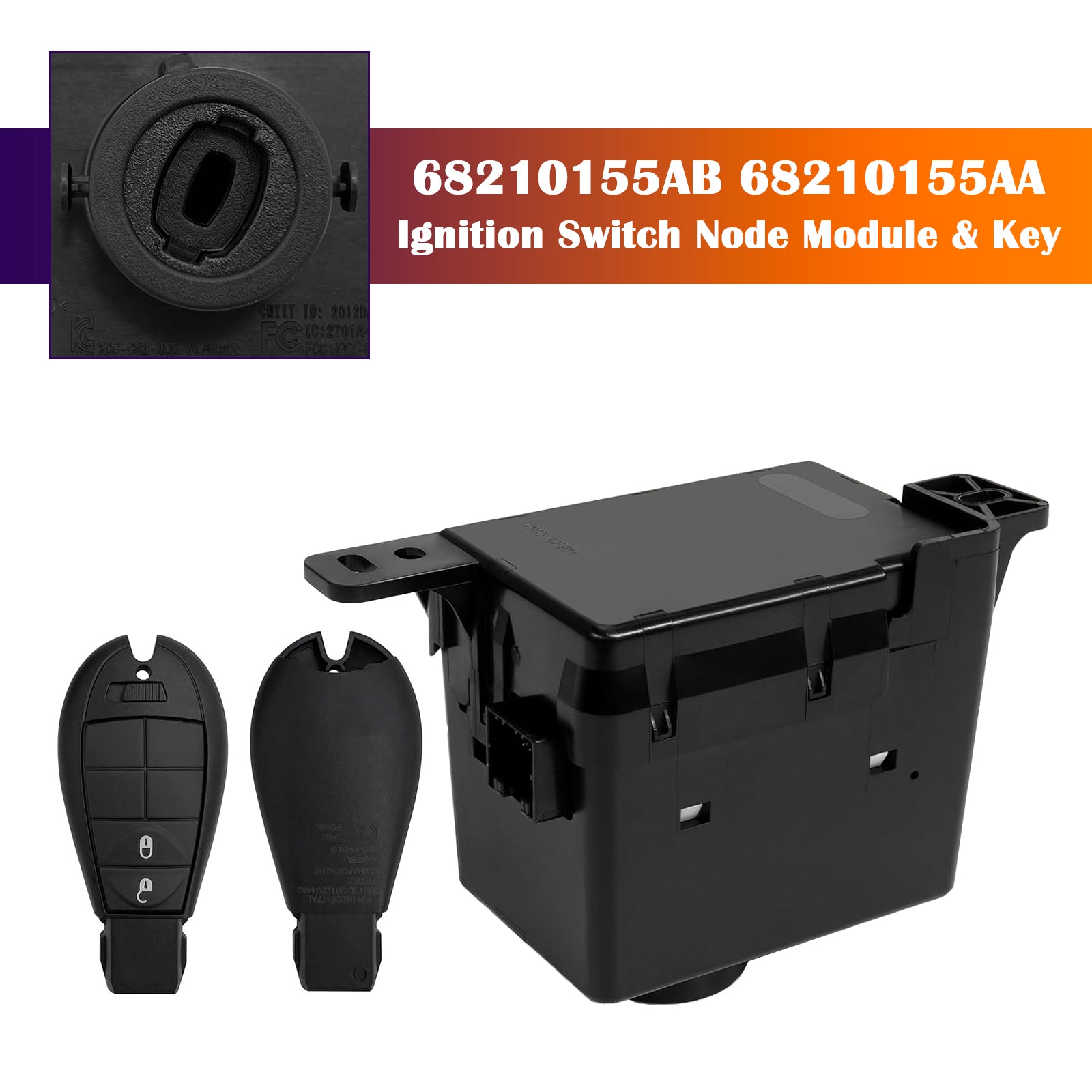 Modul za stikalo za vžig in ključ za Dodge Grand Caravan 2008-2010 68210155AB 68210155AA 5026872AD