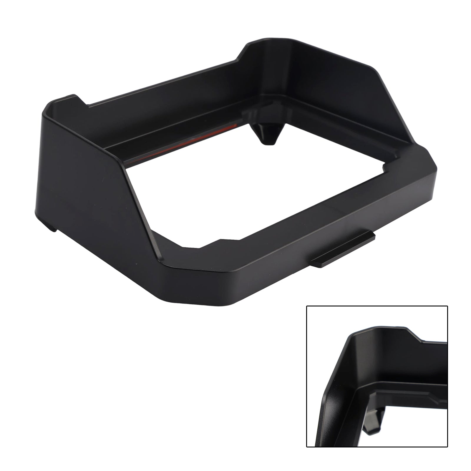 Boîtier de compte-tours et de compteur de vitesse noir, compatible avec Yamaha MT-09 24-25 et MT-07 25+.