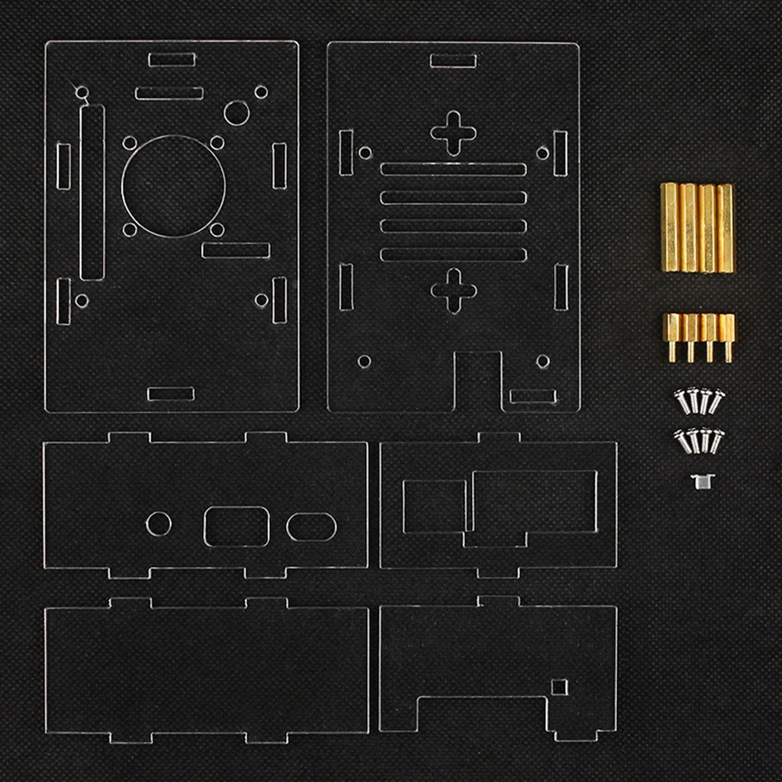 Custodia protettiva trasparente per Orange PI 4A, alloggiamento acrilico con refrigerante