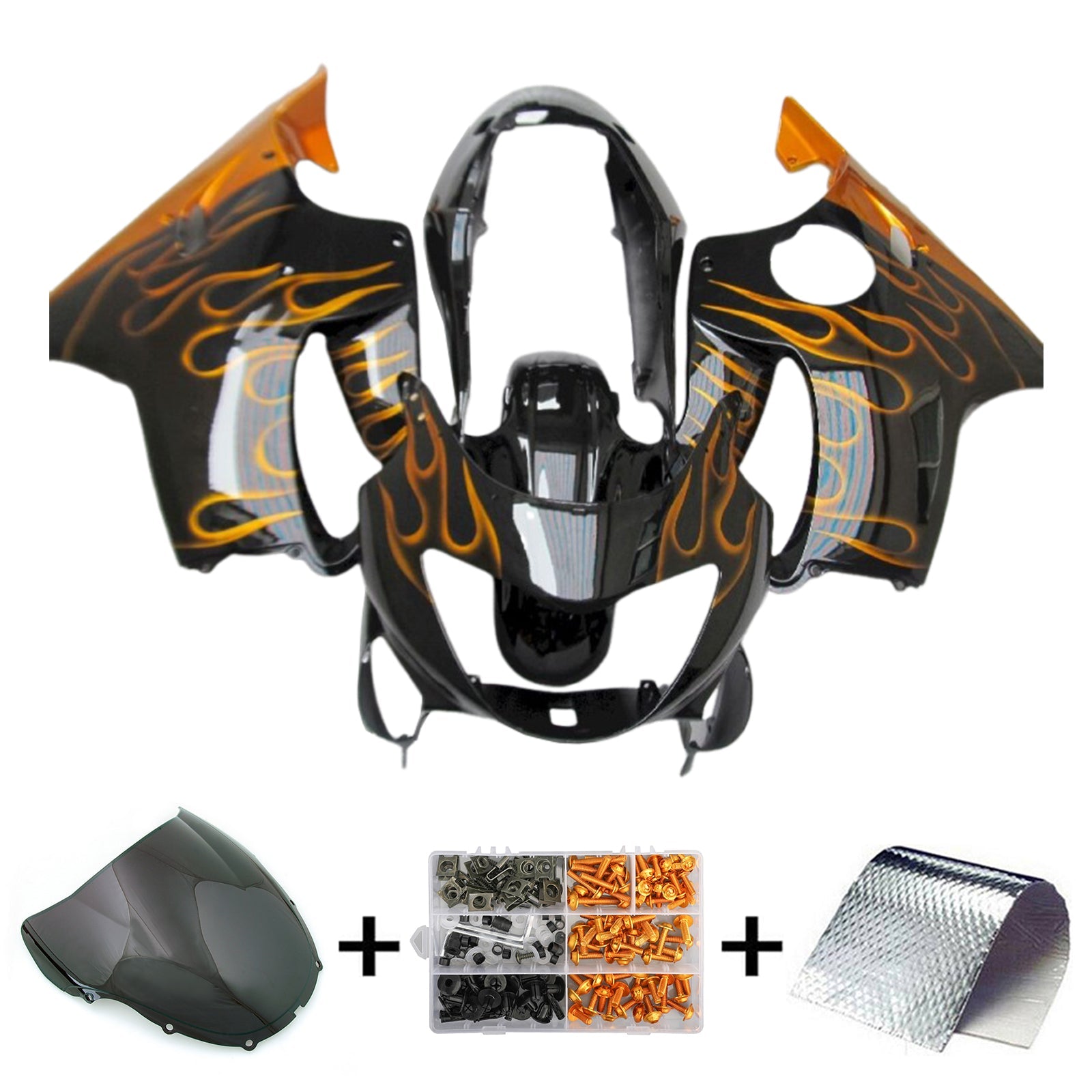 1999-2000 Honda CBR600 F4 injectiekuipset ABS kunststof carrosserie