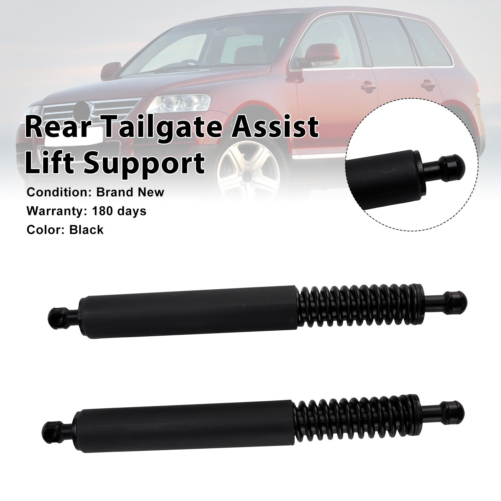 Puntal de asistencia para portón trasero para VW Touareg 7LA 7L6 7L7 02-05
