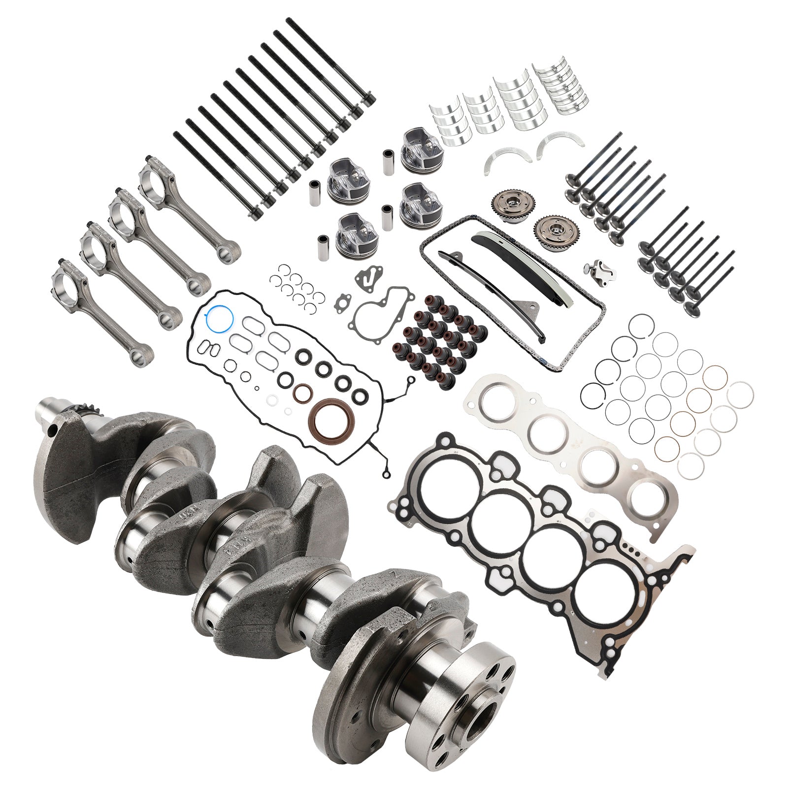 Kit de reacondicionamiento y reconstrucción del motor Hyundai Kia G4NG 2.0L con sincronización de biela del cigüeñal