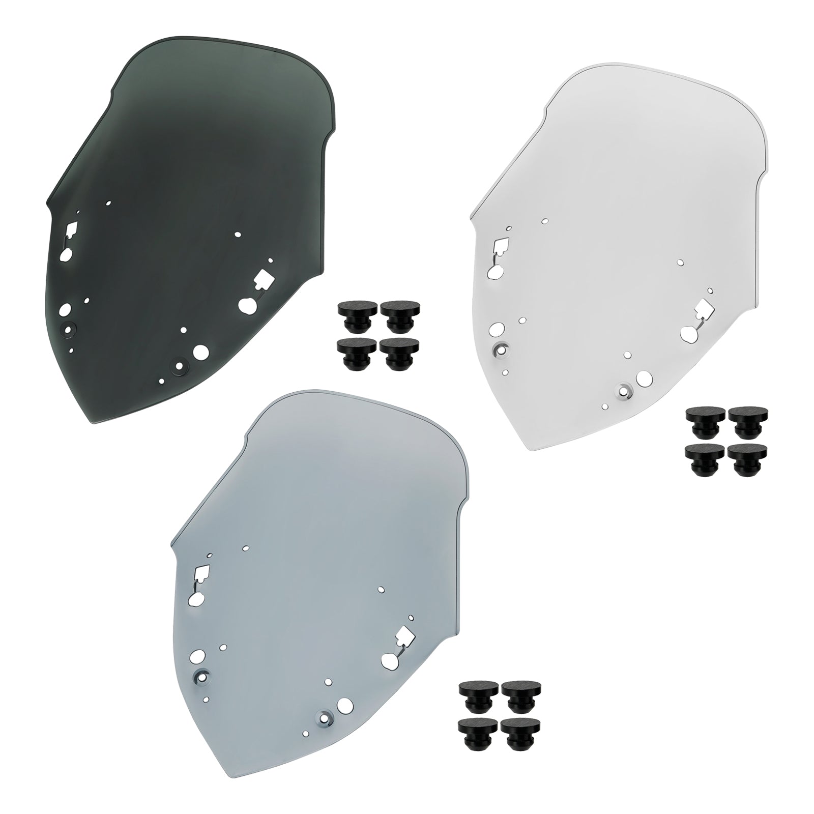 ABS Plastic Zapisz przednią szybę dla Yamaha X-Max 300 2017-2022