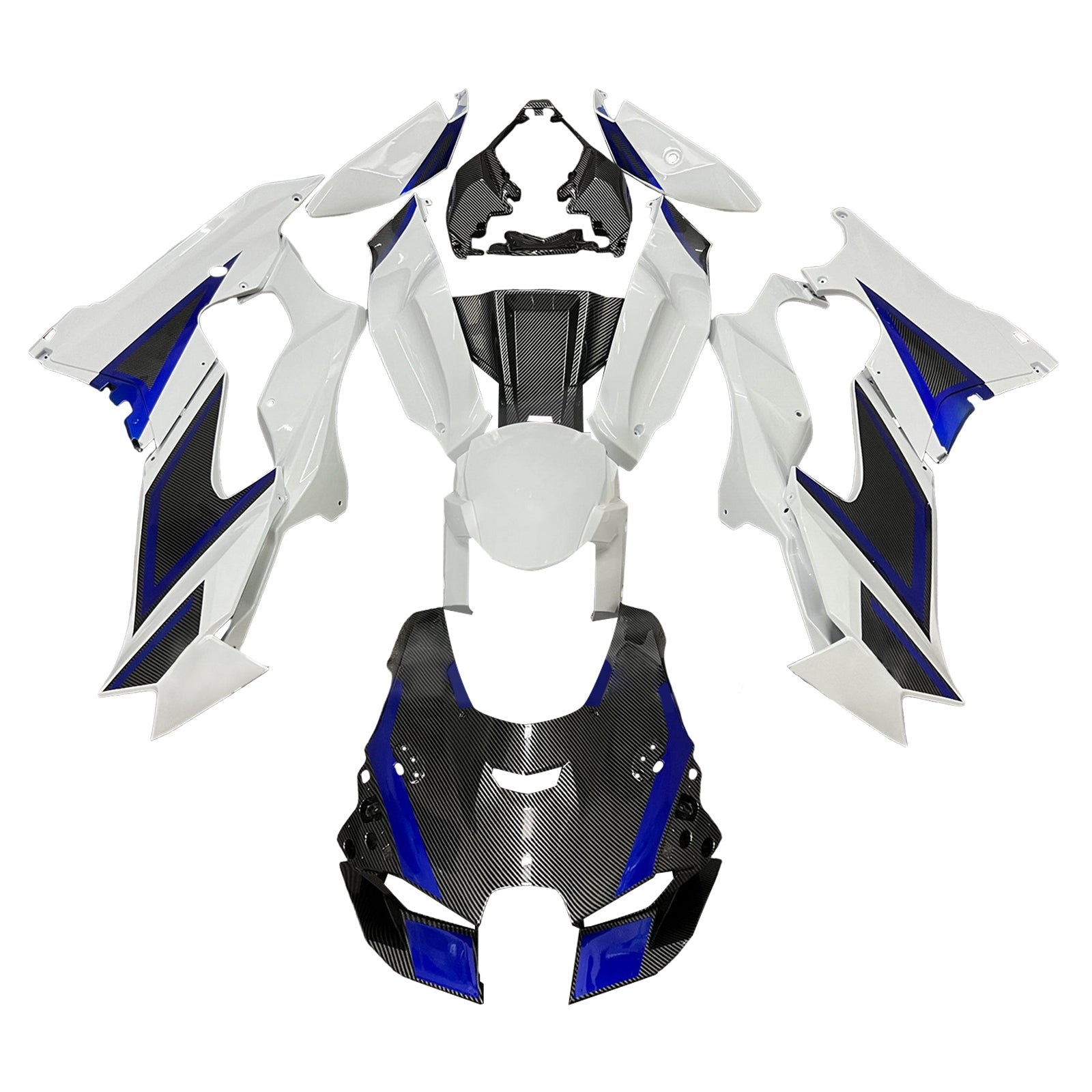 Kit carenatura iniezione ABS per Kawasaki ZX-10R ZX-10RR 2021-2025