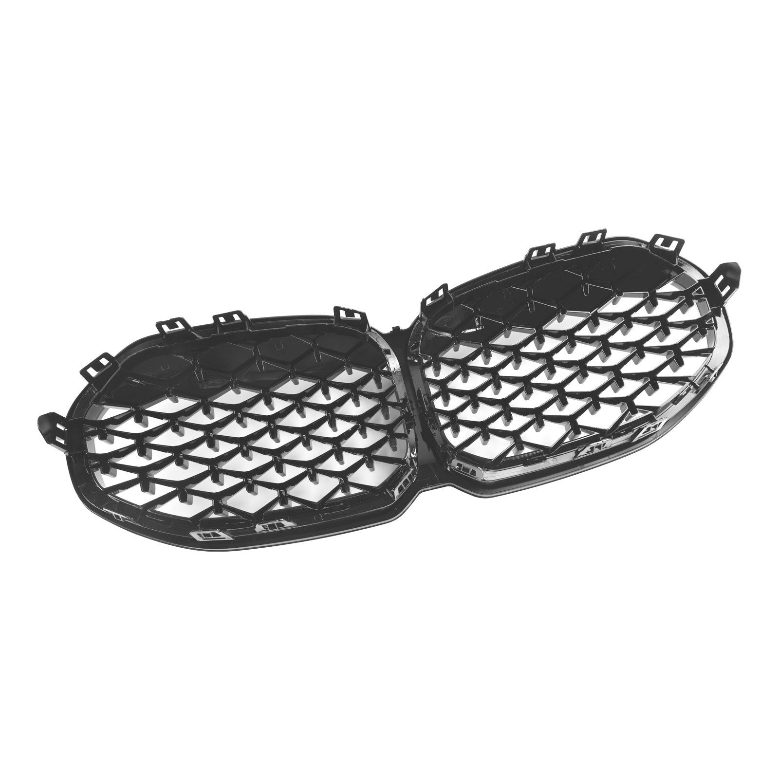 Kiiltävä musta timantti etumunuaisritilän säleikkö BMW 1-sarjan F40 2019-2024