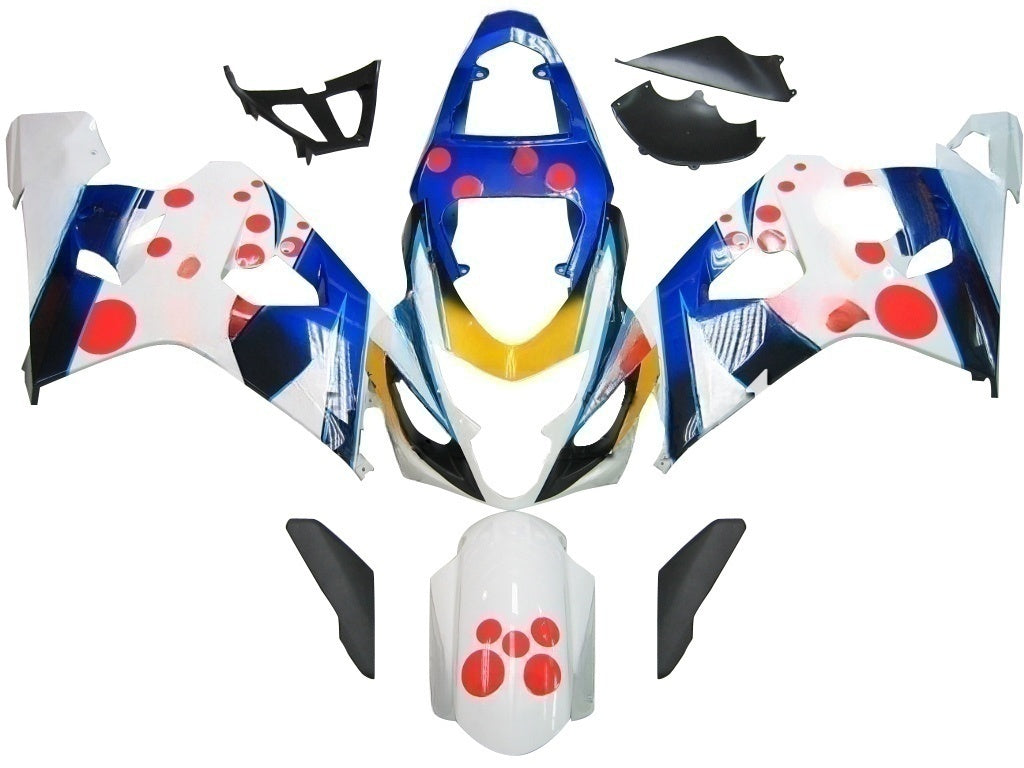 Injection carénage kit carrosserie plastique ABS fit pour Suzuki GSXR 600/750 2004-2005
