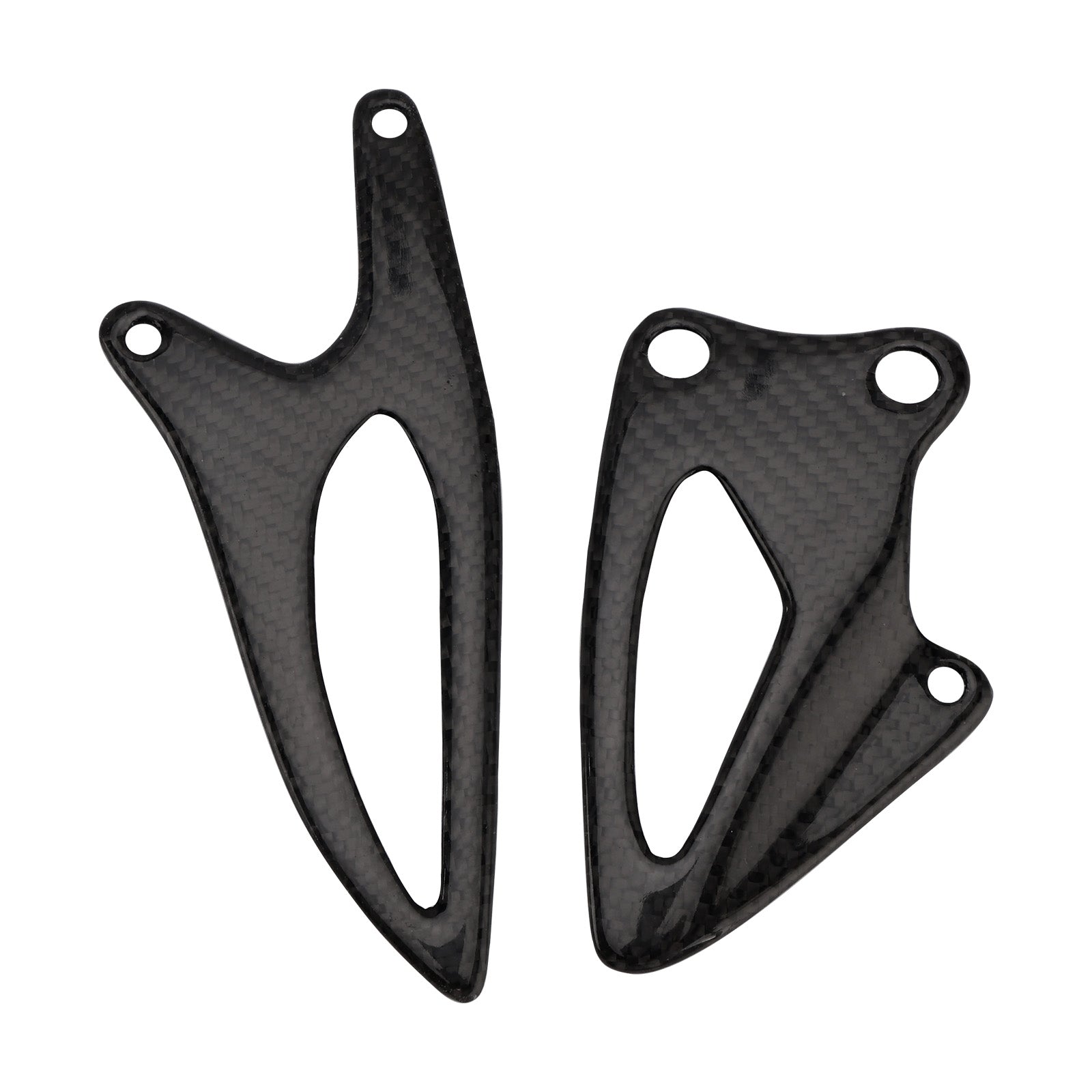 Tablero de protección de pies de fibra de carbono real para Yamaha YZF R1 R1M 2020-2025