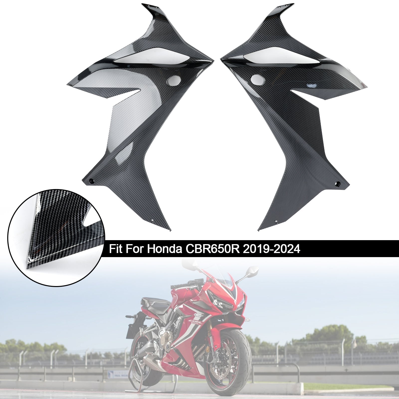 2019-2024 Honda CBR650R sivurungon kansipaneelin suojakotelon koppa