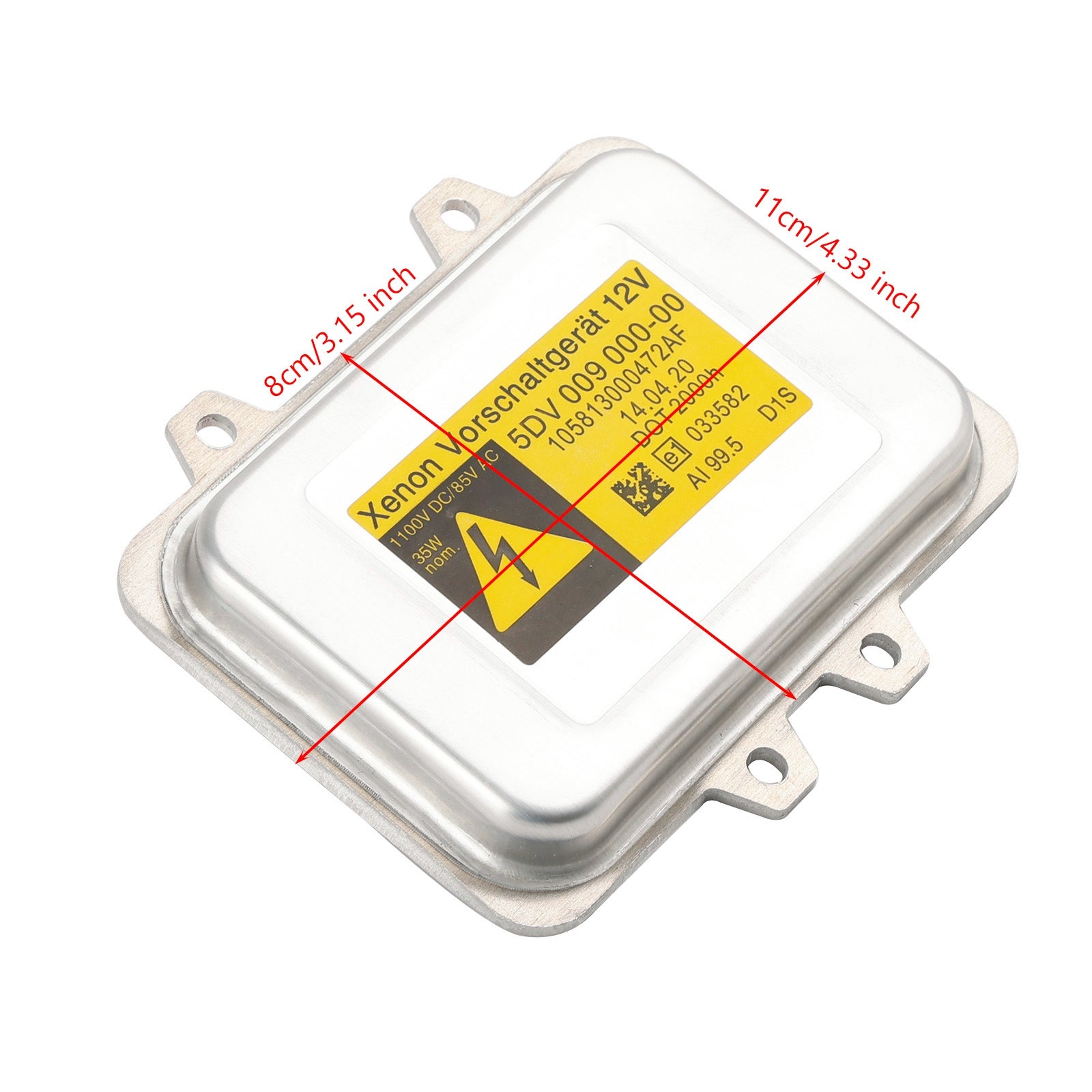 Zavorra per fari allo xeno 5DV009000-00 6937223 per BMW Serie 5 E60 E61 2006-2008