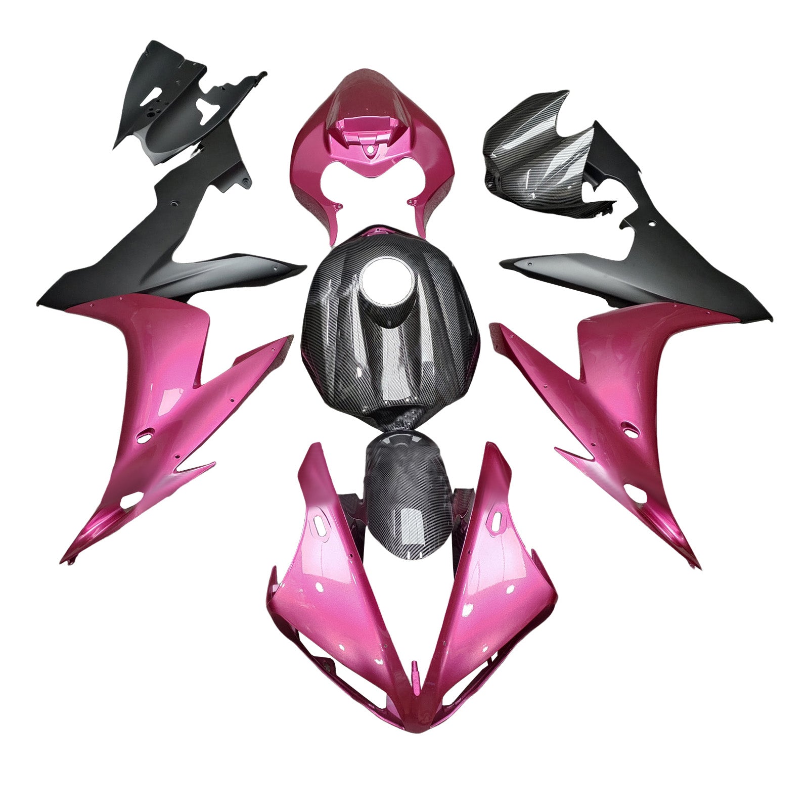 Kit carenatura iniettata in plastica ABS per Yamaha YZFR1 YZF-R1 2004-2006