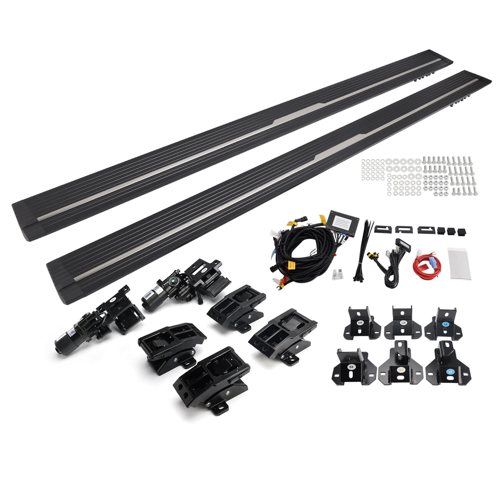 Marchepieds électriques pour Ford Ranger T7/T8 2021 avec feux de marche à DEL