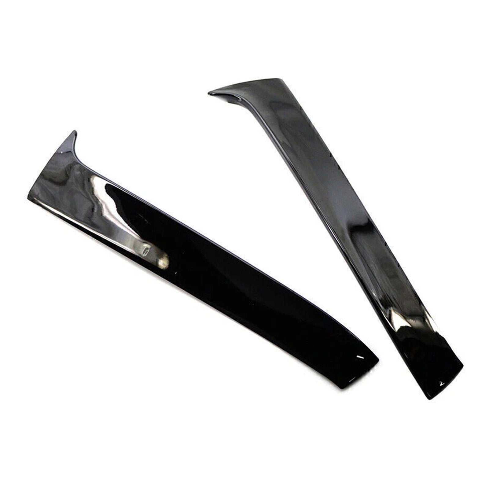 Paire de becquets latéraux de lunette arrière noir brillant pour VW Golf 7 Variant Wagon 2013-2017