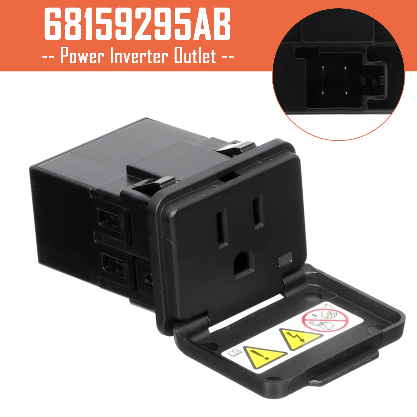 Inverter di potenza da 150 W 68159295AB per Ram 1500, 2500, 3500 e 4500 (2013-2016)