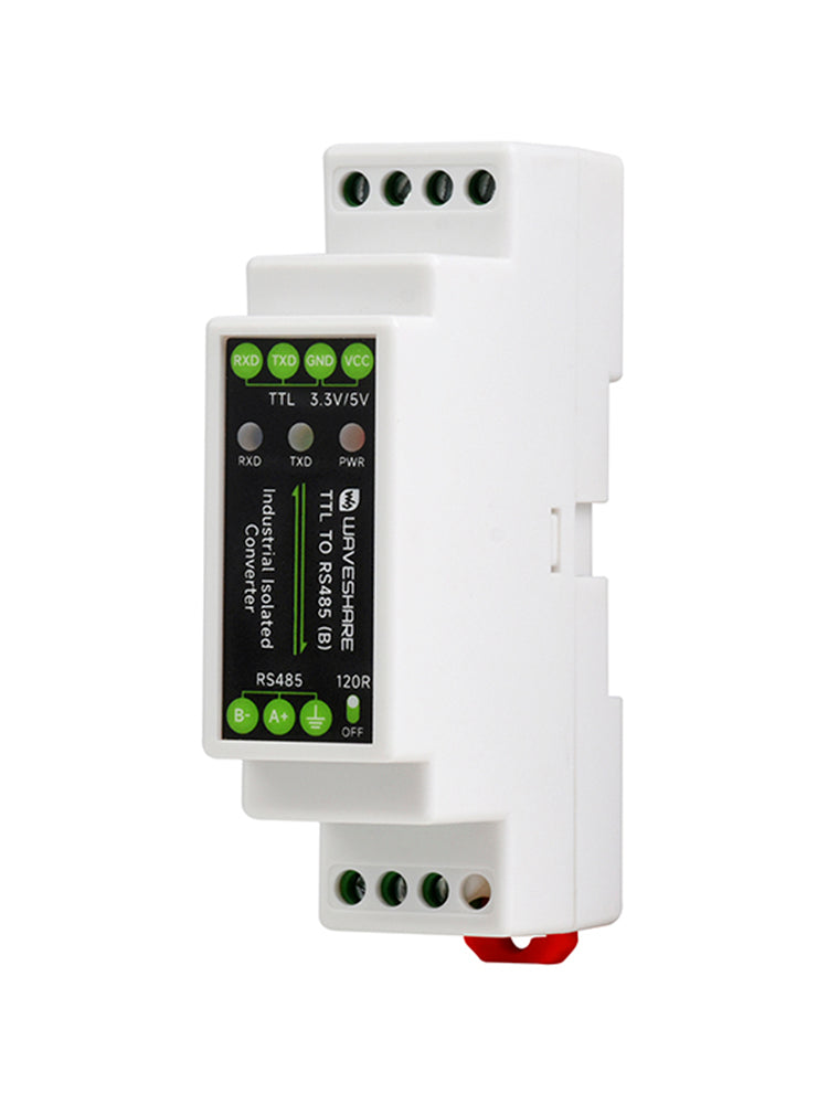Modul d&Električna izolacija Pretvornik za serijski signal TTL v RS485 na DIN-letev Prenapetostna zaščita
