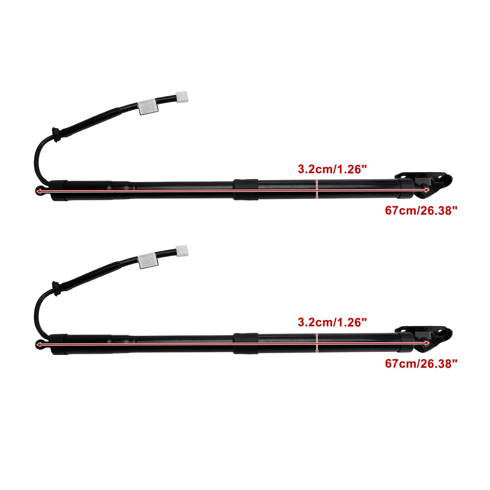 Elektrische achterklepsteun (2 stuks) voor Toyota Highlander 2014-2019, onderdeelnummer 6891009120