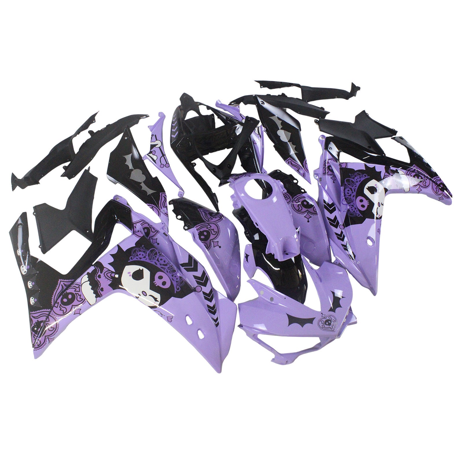 Kit de carénage en plastique ABS injecté pour Yamaha YZF-R3 2014-2018 R25 2015-2017