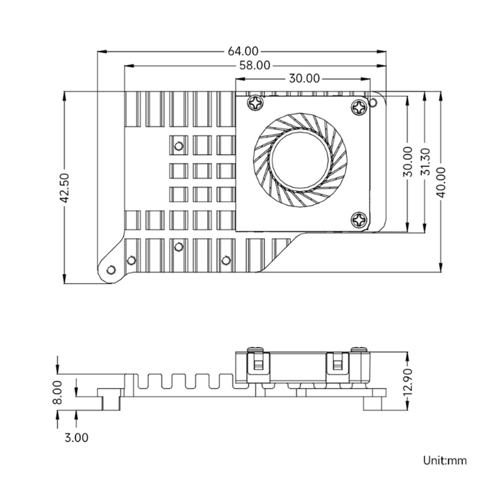Scheda di espansione adattatore Raspberry Pi 5 PCIe a M.2 5/5B Protocollo disco rigido Nvme