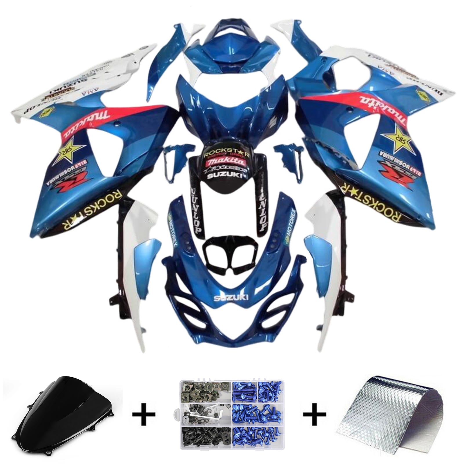 Suzuki GSXR1000 K9 2009-2016 Injektiotapapakkaus, ABS-muovinen kori