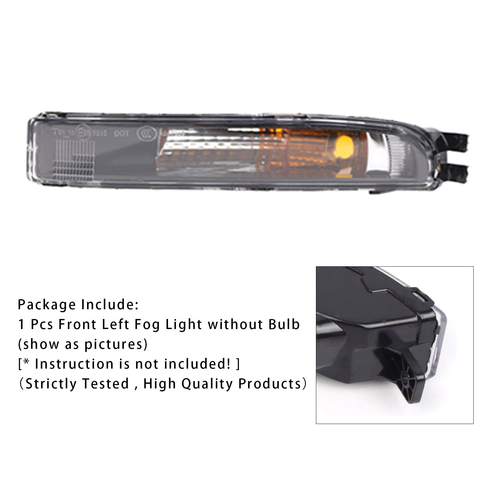 Lewa miga dla Volkswagen Beetle Front Front Bumper 2012-2019 5C5953041A