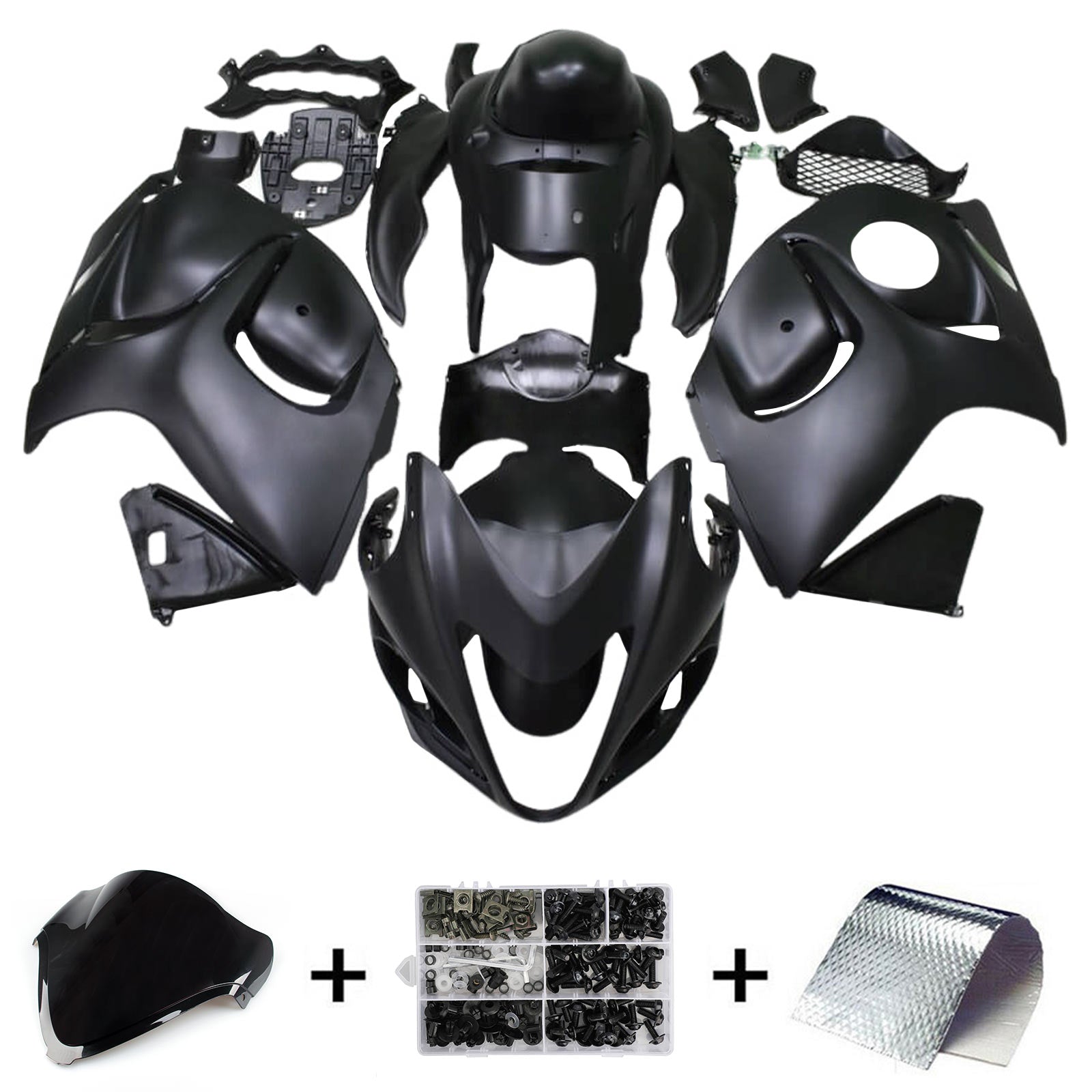 2008-2020 Suzuki Hayabusa GSX1300r Kit de camerage d'injection de carrosserie en plastique