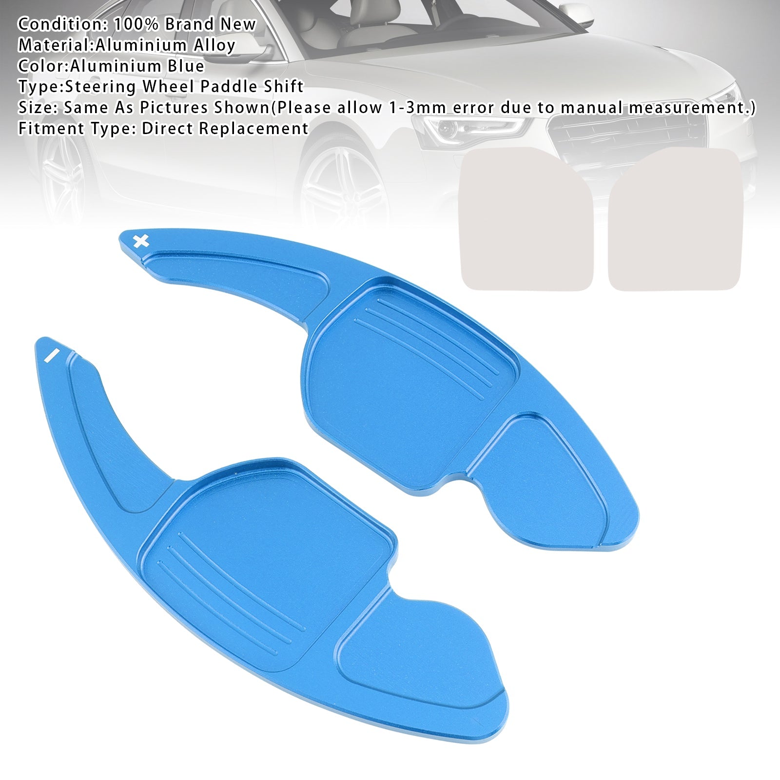 Extension de palettes de changement de vitesse au volant pour Audi A3 A4 A5 A6 A8