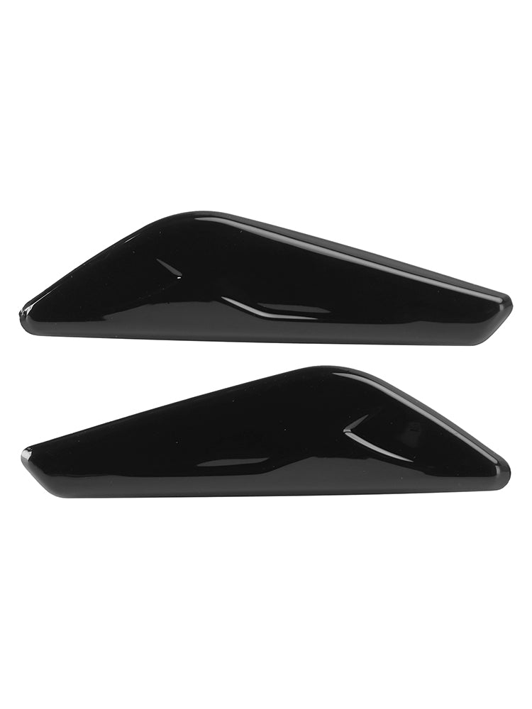 Vasen ja oikea etusiipi BMW X3 F25 X4 F26, musta koristelu 51117338569+51117338570