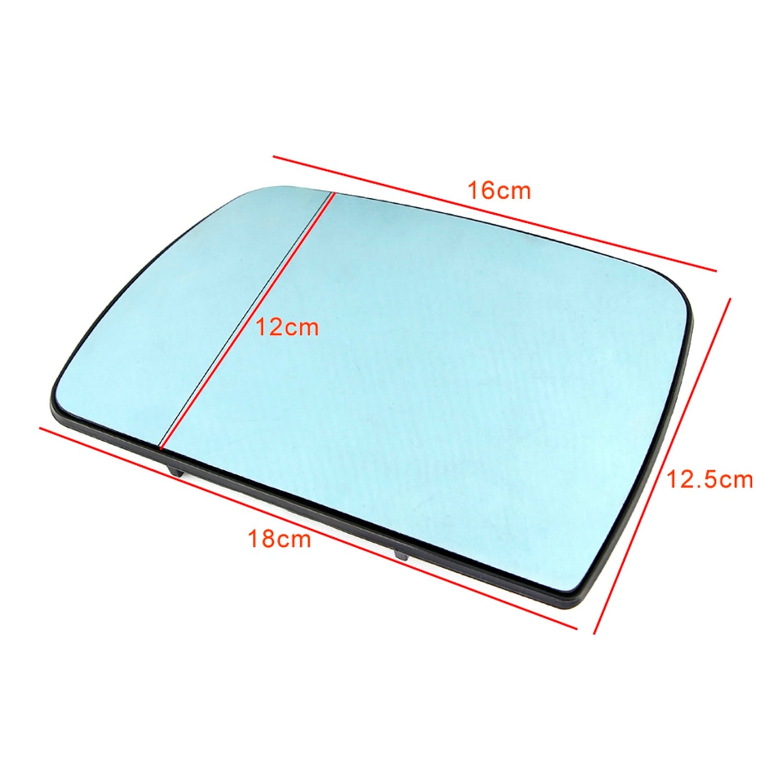 Links achteraanzicht spiegel blauwe verwarming voor BMW X5 E53 1998-2006