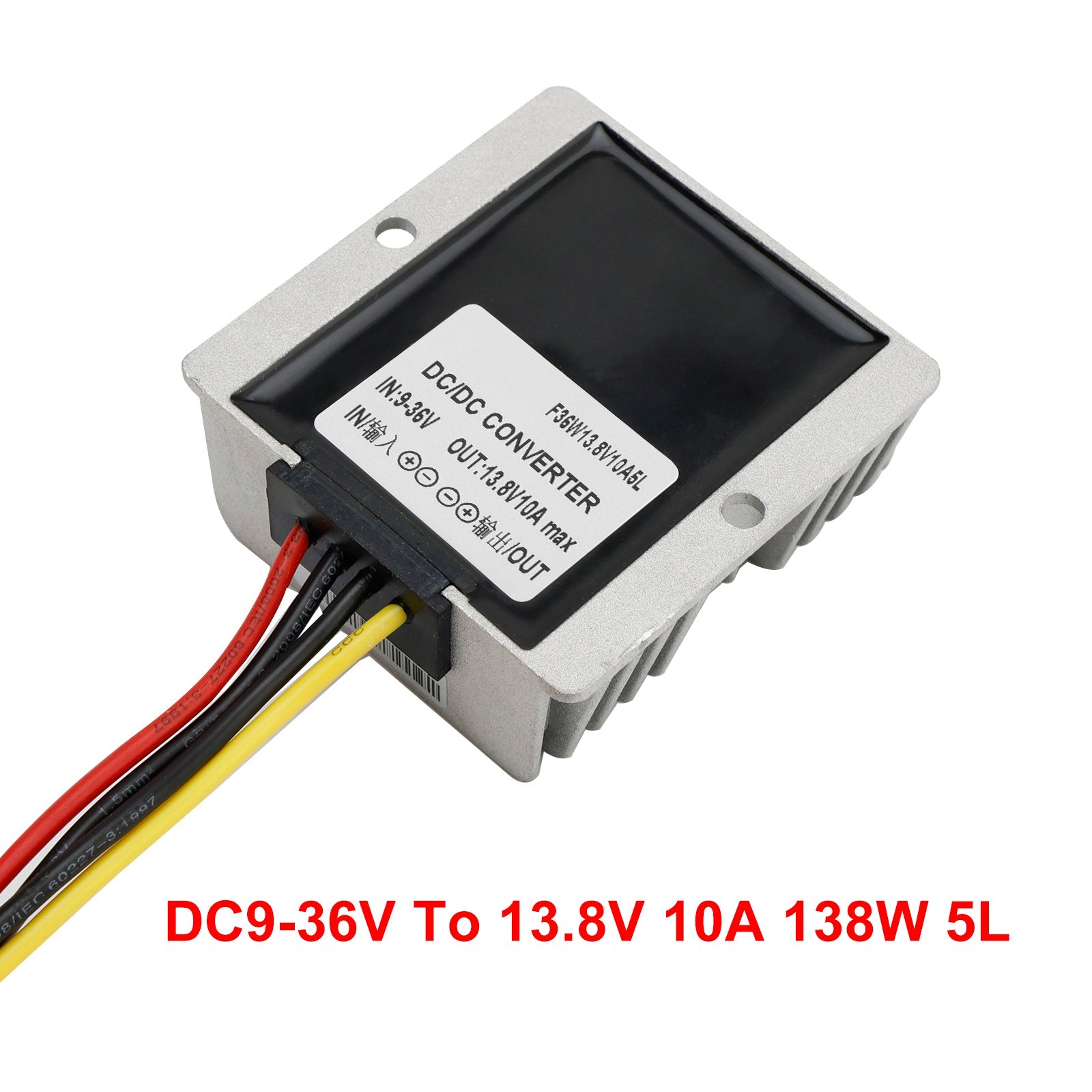 Convertisseur CC 9-36 V vers module d'alimentation Boost Buck CC 13,8 V 10 A