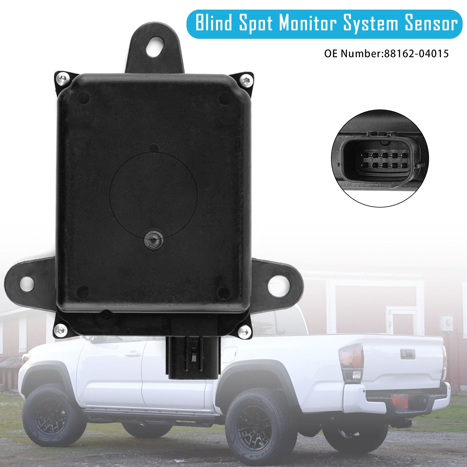 Achter Blind Spot Monitoring System Sensor voor Toyota Tacoma 2016-2021, onderdeelnummer 88162-04015