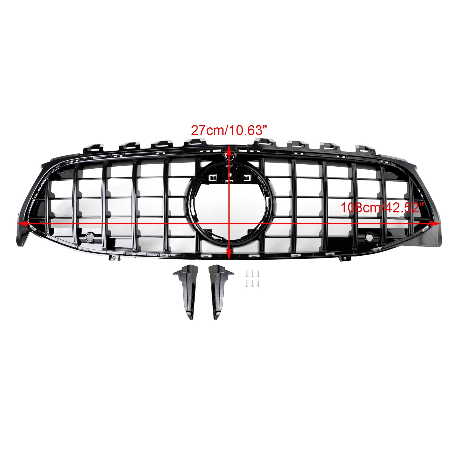 Black Front Bumper Grille Grill pour Mercedes CLA Class W118 C118 2020-2023 GTR
