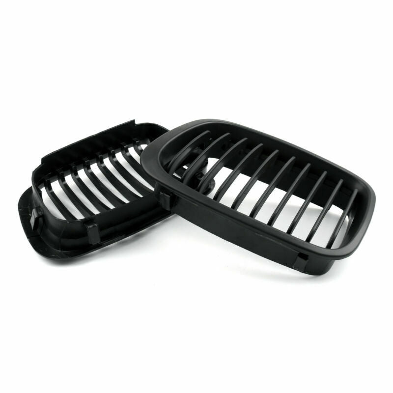 Przedni grill Grill ABS Czarna siatka do BMW E46 4D 1998-2001 3 Series