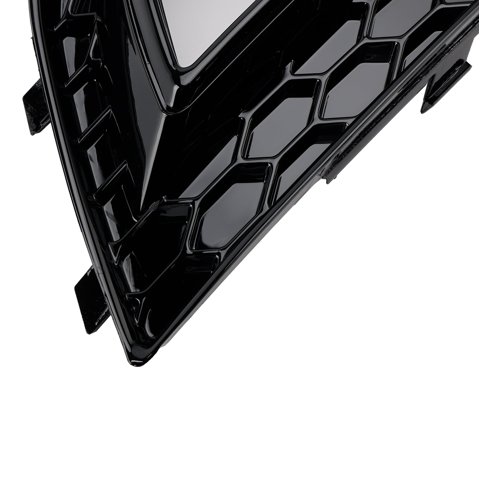 Zwart beveiligingsrooster voor Audi A4 B8.5 2013-2015 Foglichten, standaard bumper