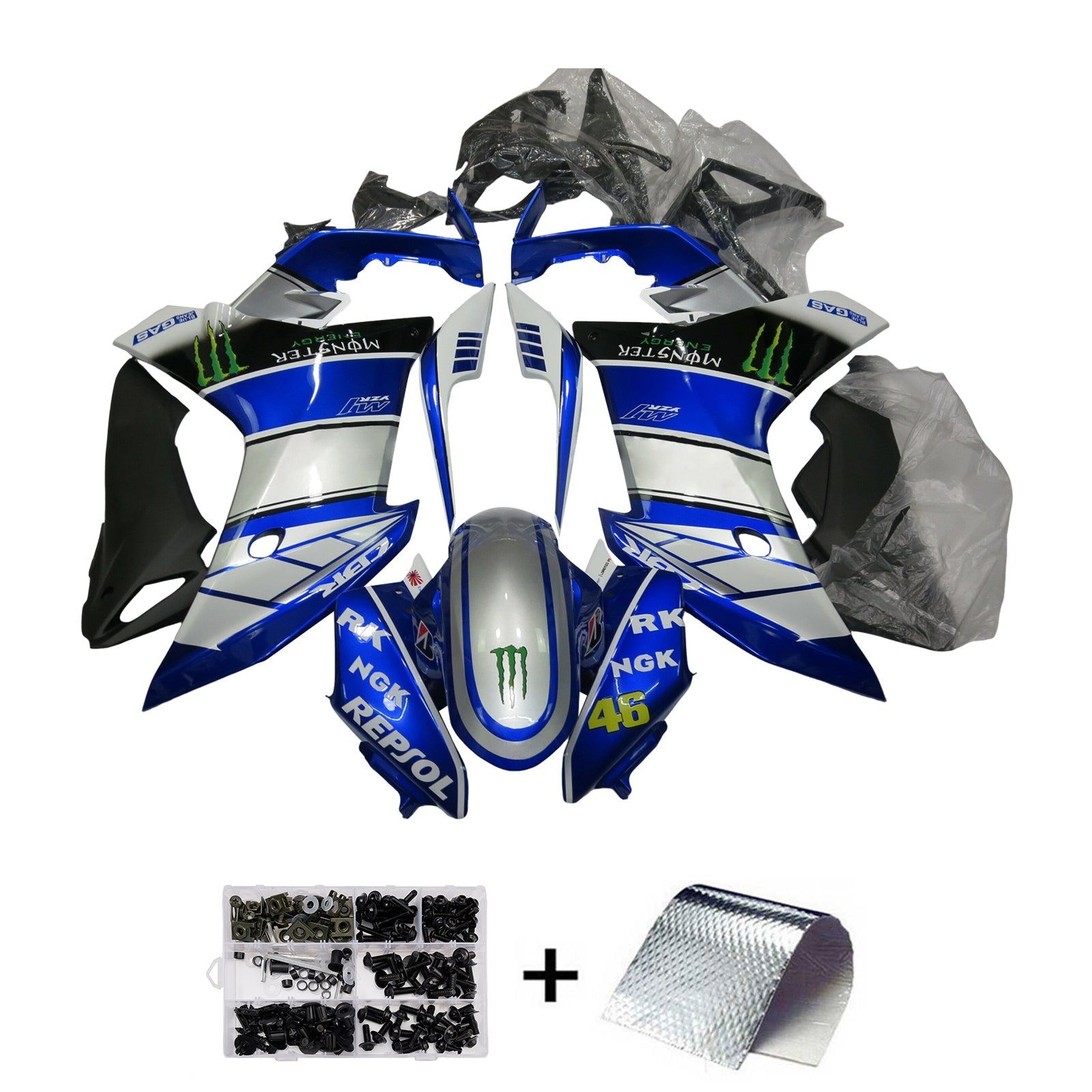 Kit van een tekort geïnjecteerd in ABS-plastic voor Honda CBR600F 2011-2013