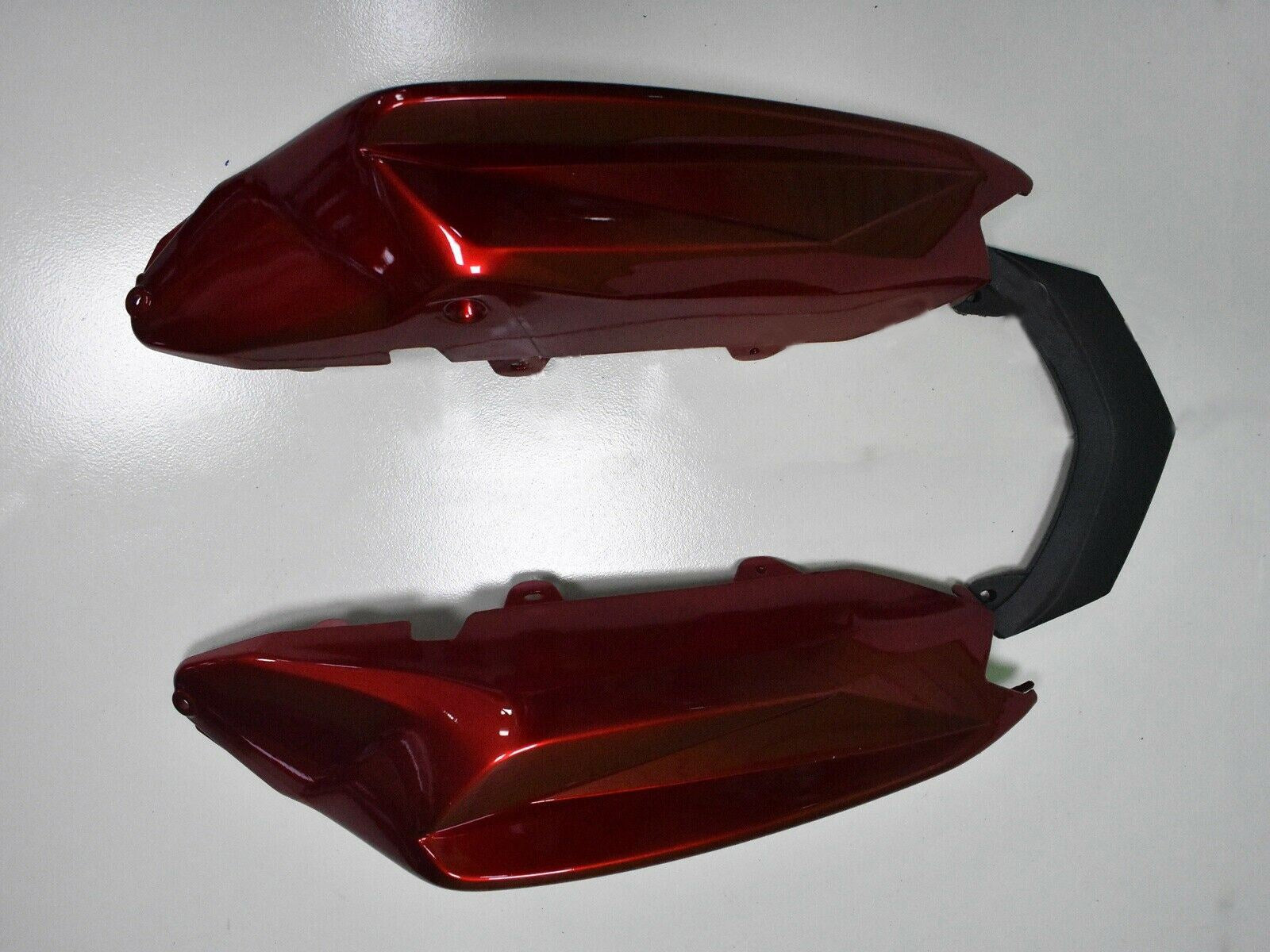 Kit de carénage en plastique moulé par injection rouge et noir pour Kawasaki Ninja 650 EX650 2012-2016